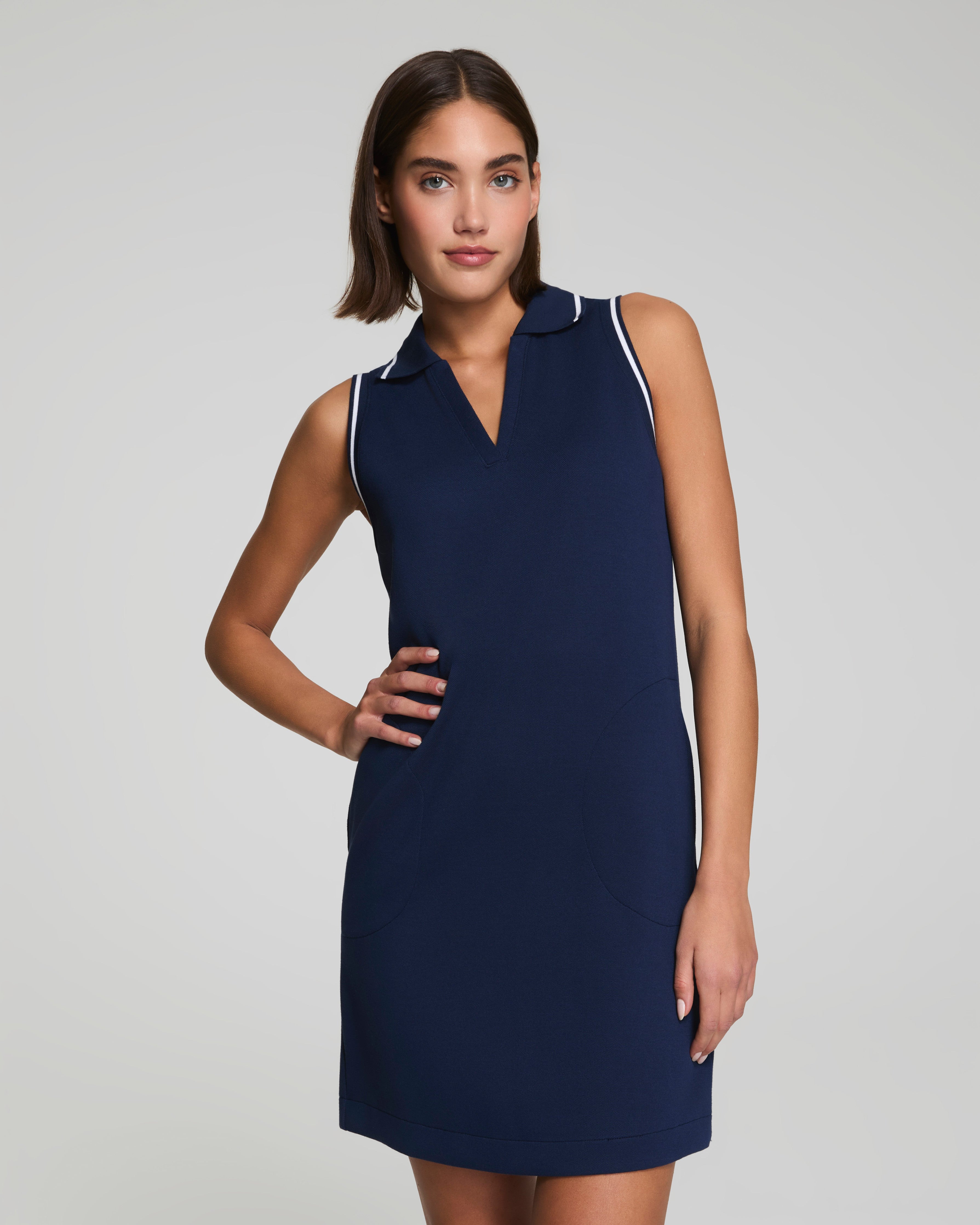SPANX AirEssentials® Pique Polo Tank Dress
