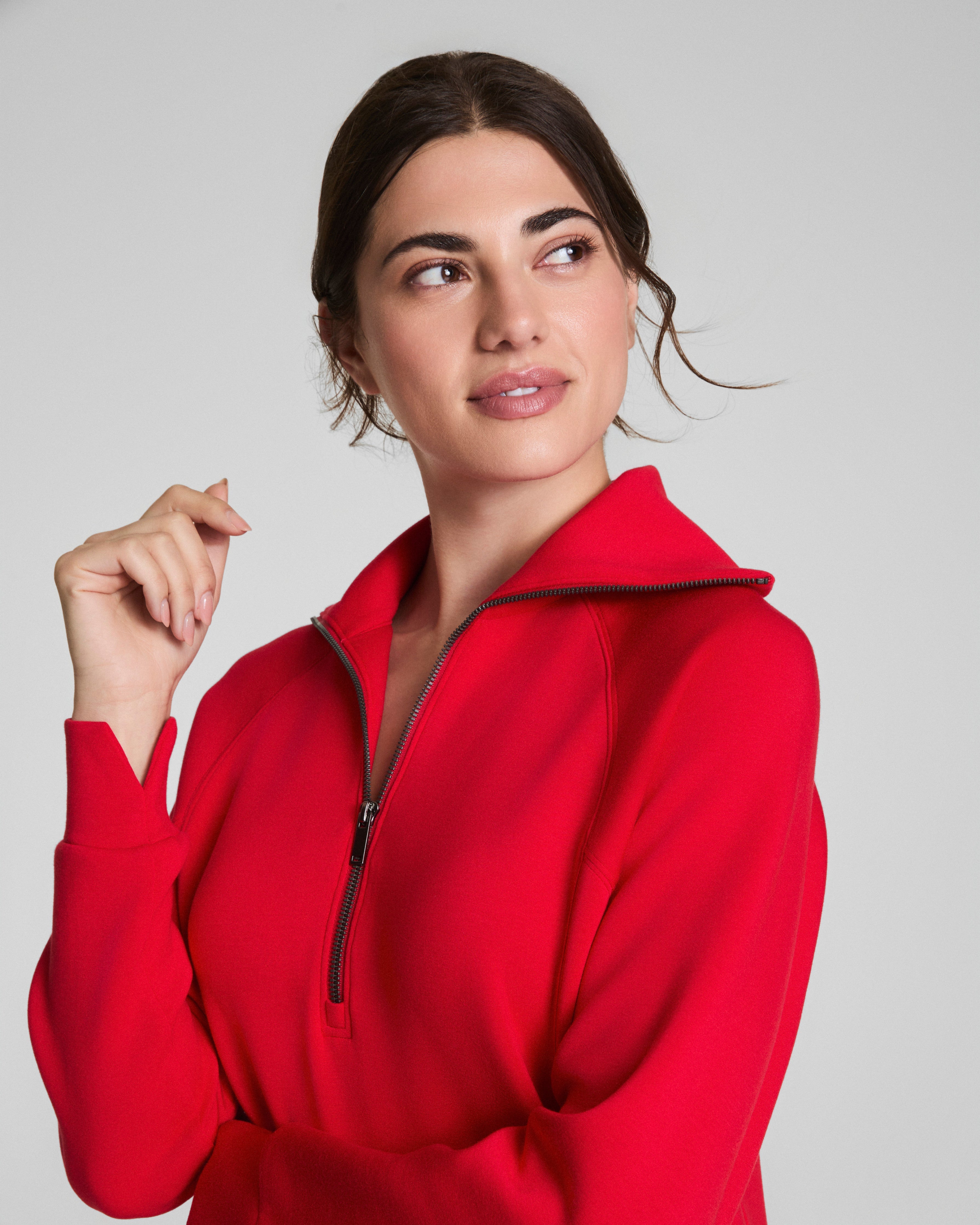SPANX AirEssentials® Half Zip Dress | SPANX® Red