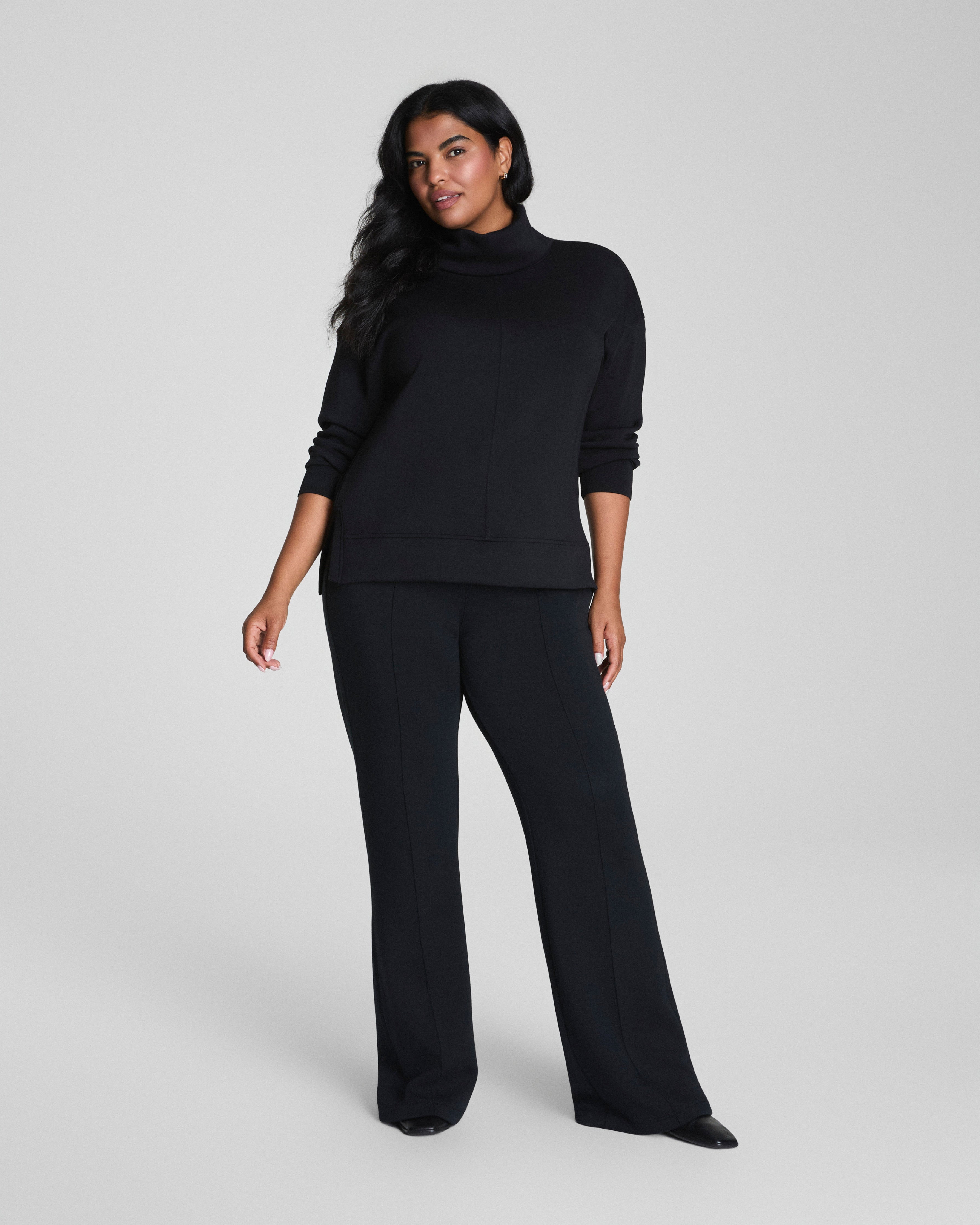 SPANX AirEssentials® Brushed Flare Pant | Very Black