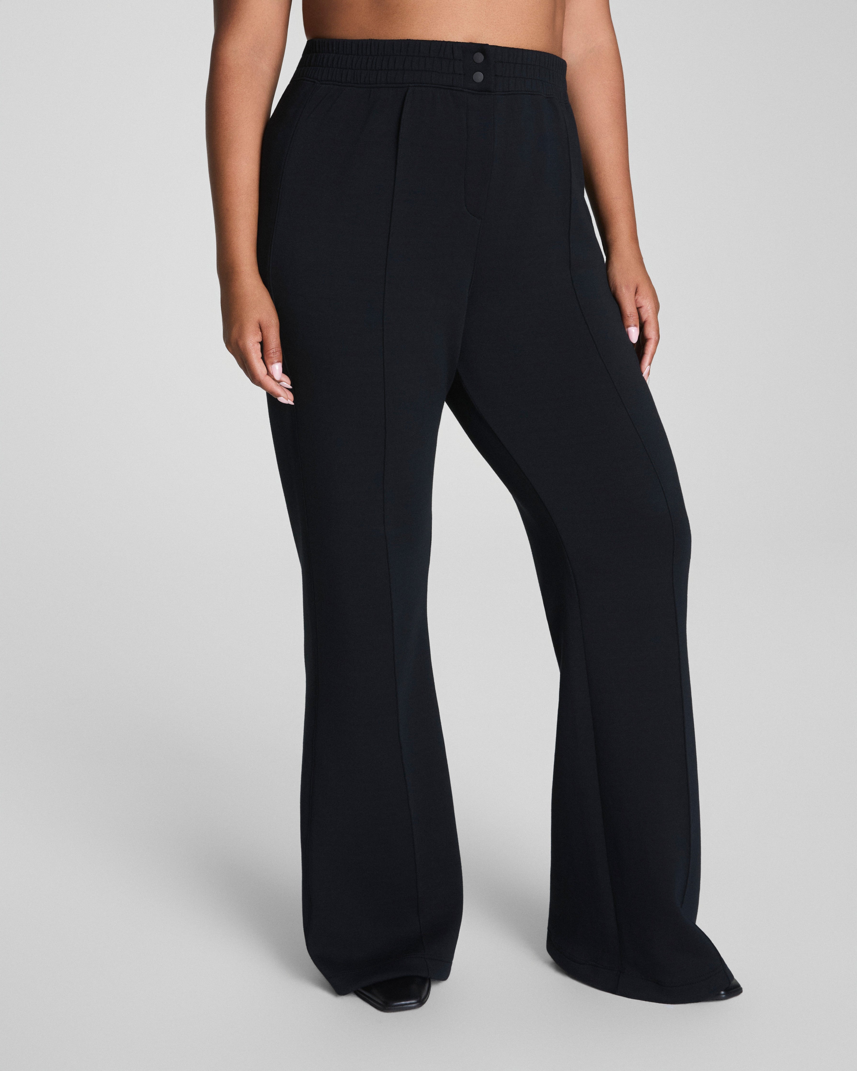 SPANX AirEssentials® Brushed Flare Pant | Very Black