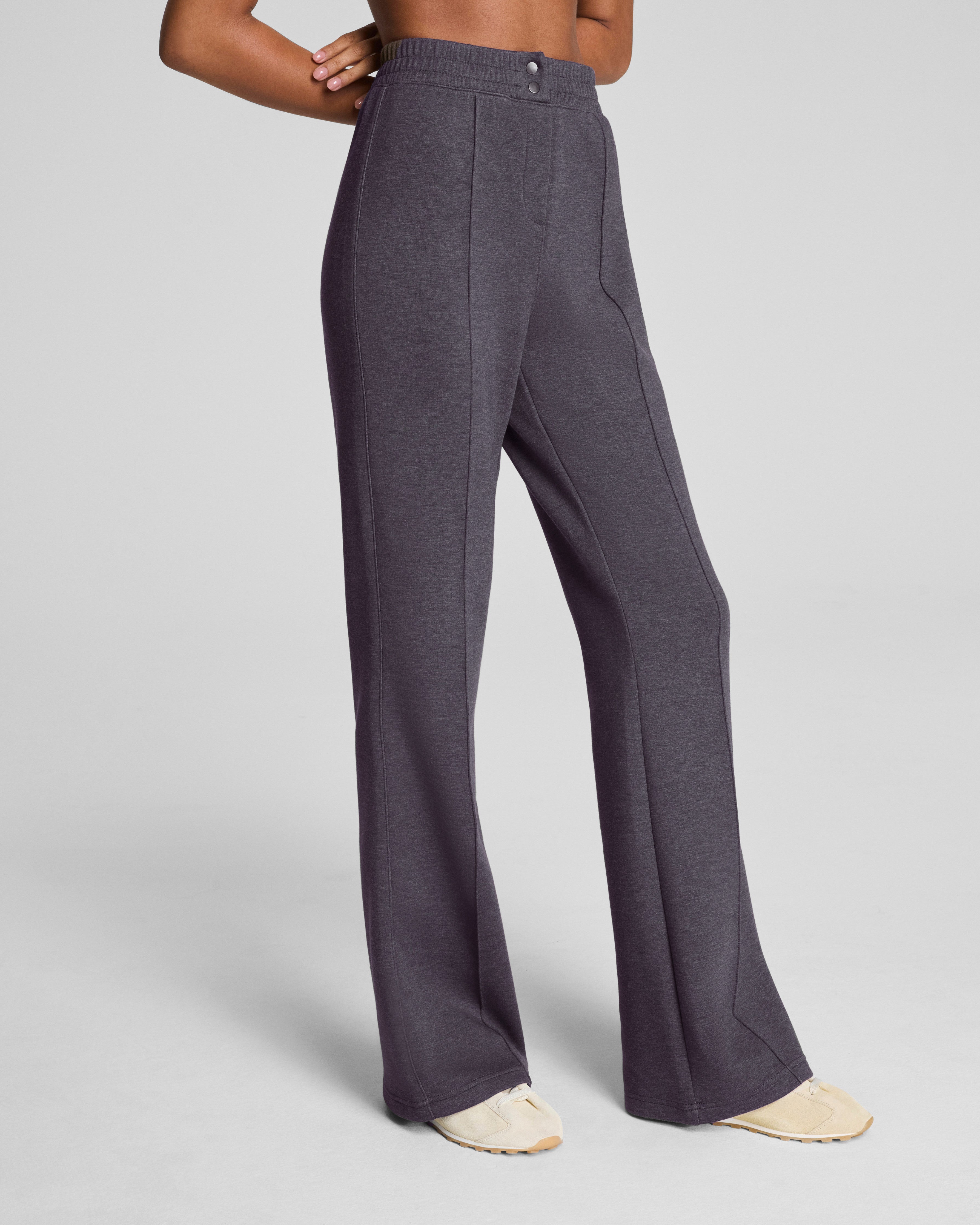 SPANX AirEssentials® Brushed Flare Pant | Heather Storm
