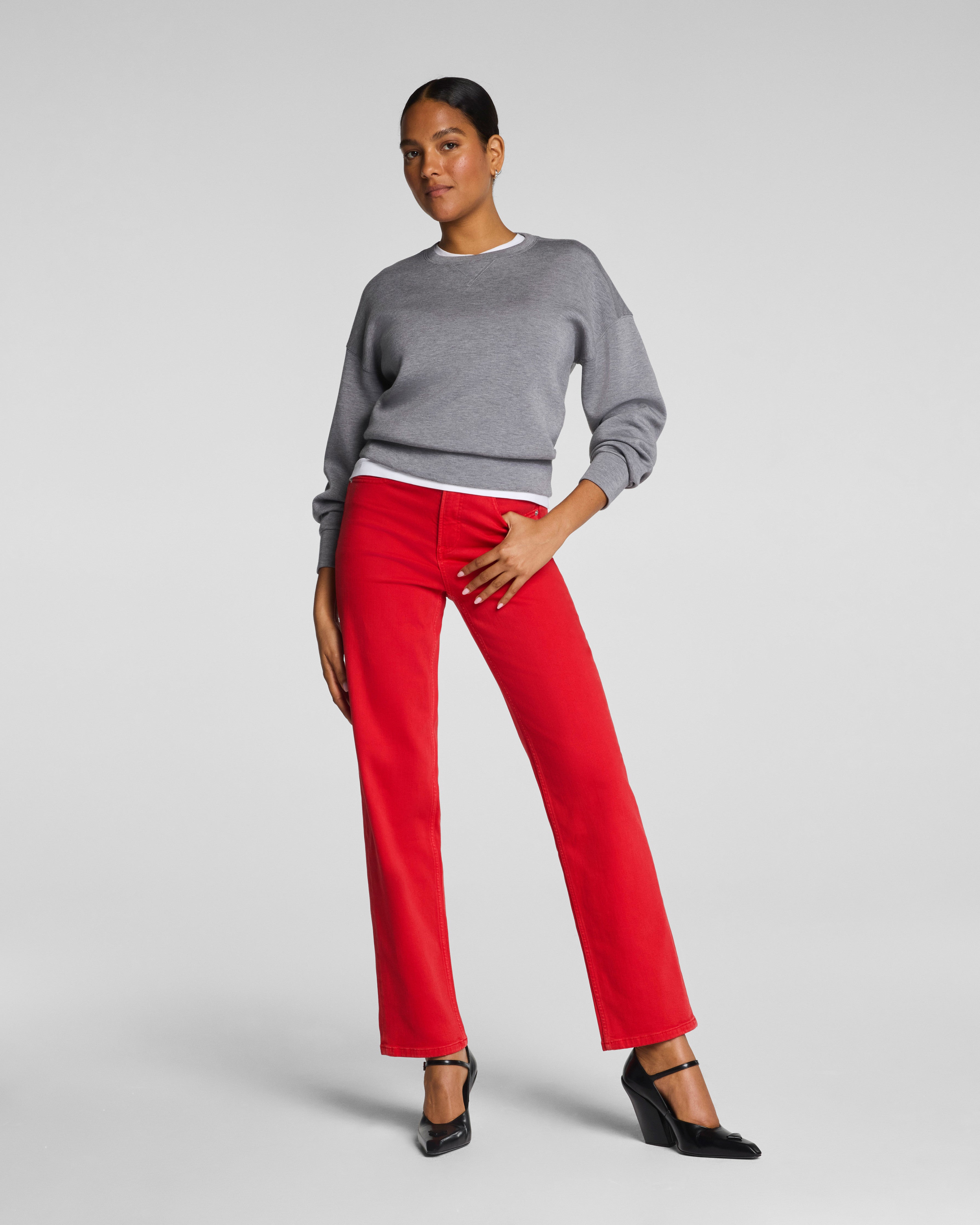 SPANXshape™ Authentic 360 90s Straight Leg Jeans | SPANX® Red