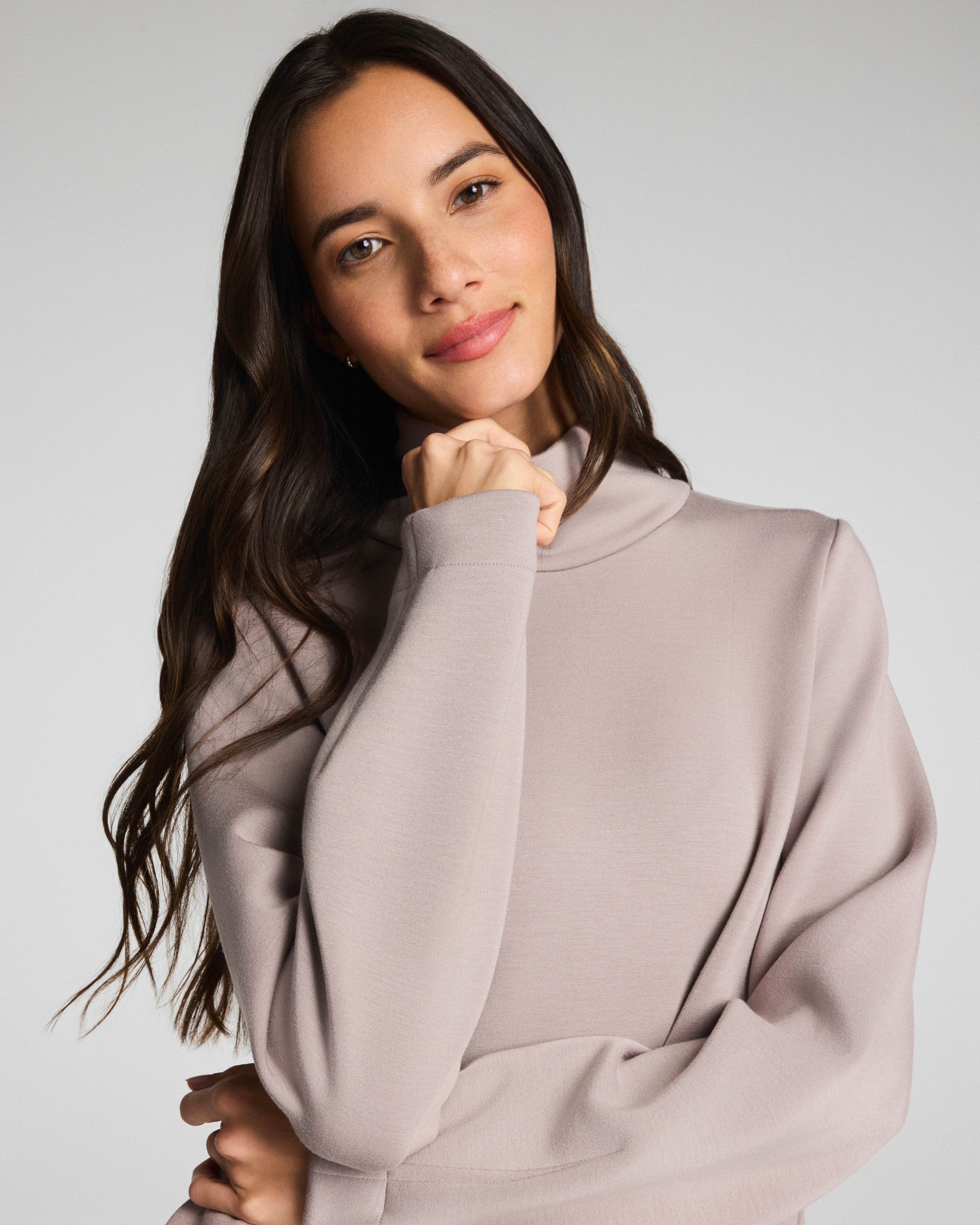 SPANX AirEssentials® Luxe Turtleneck | Coastal Fog