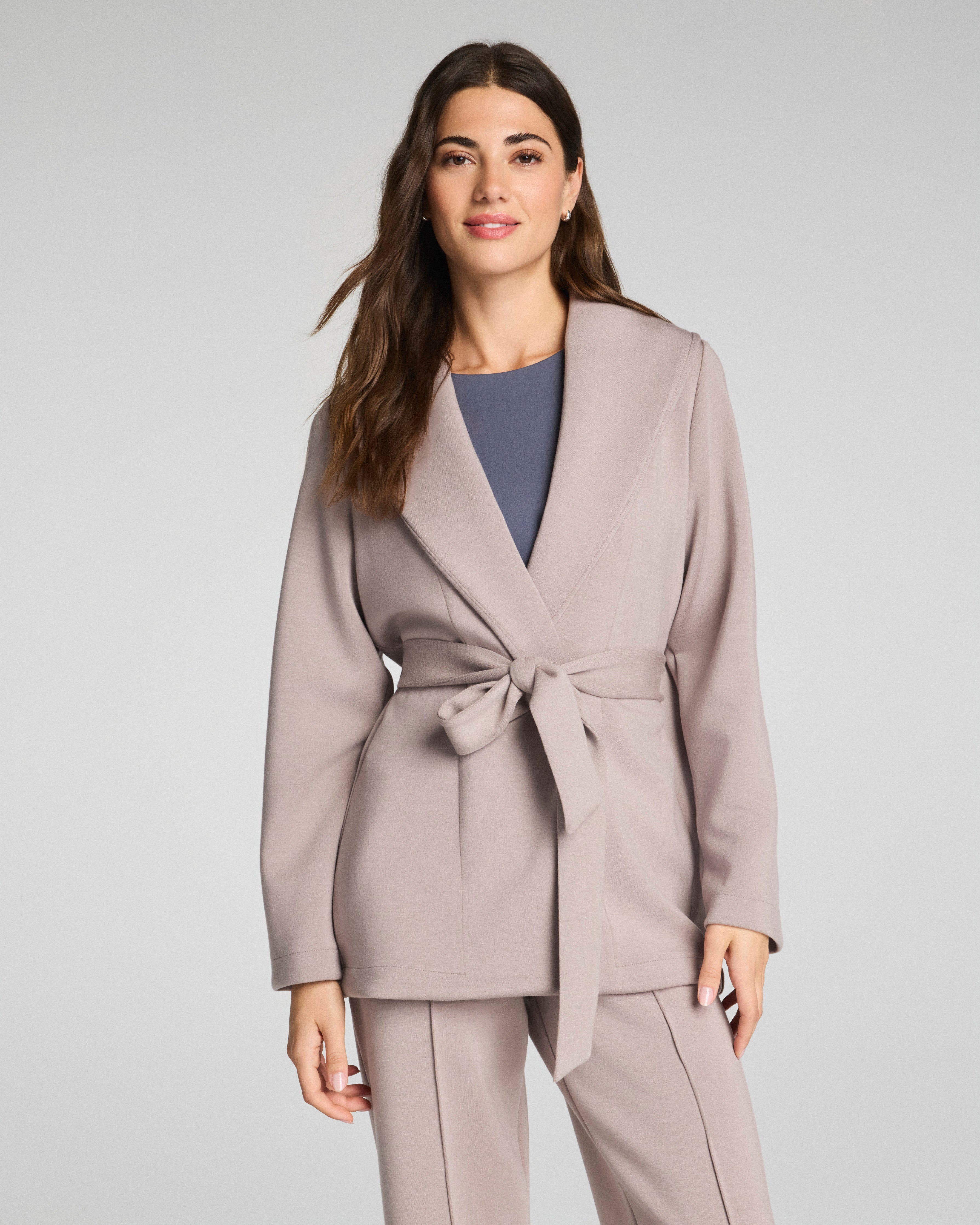 SPANX AirEssentials® Luxe Wrap Cardigan | Coastal Fog