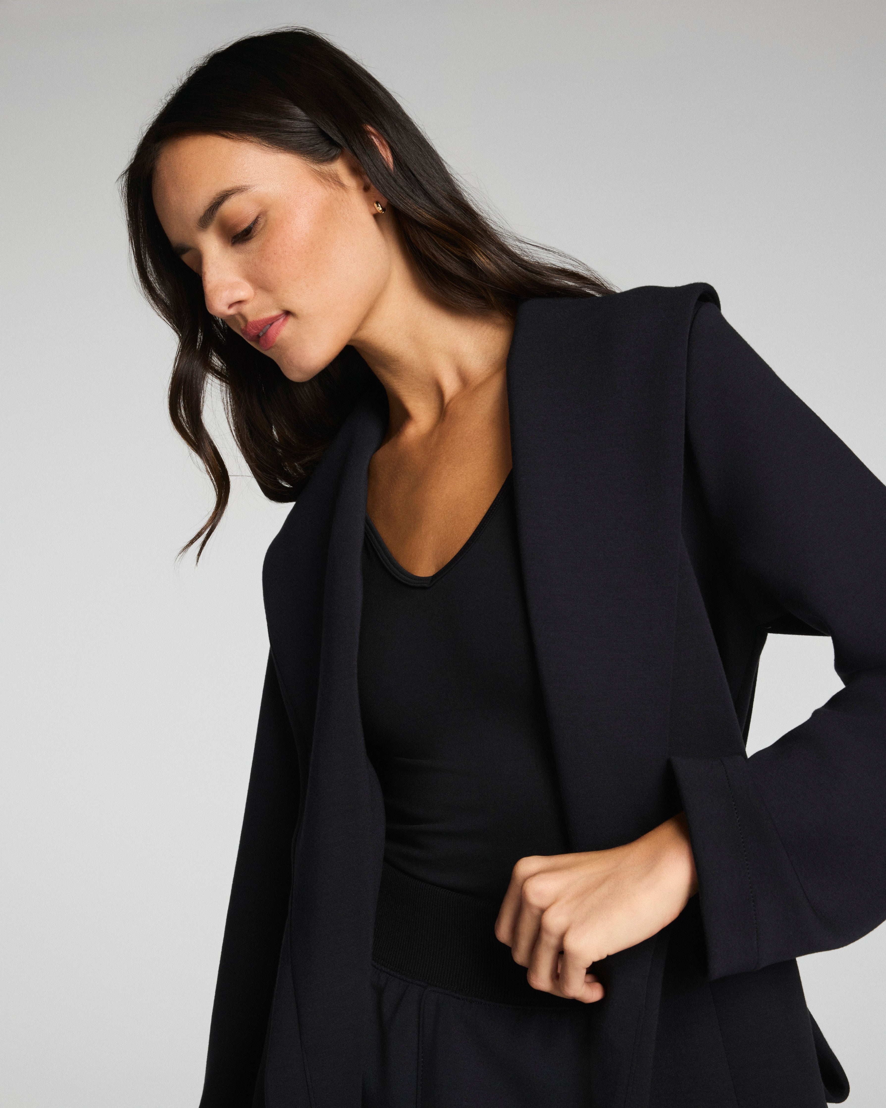 SPANX AirEssentials® Luxe Wrap Cardigan | Very Black