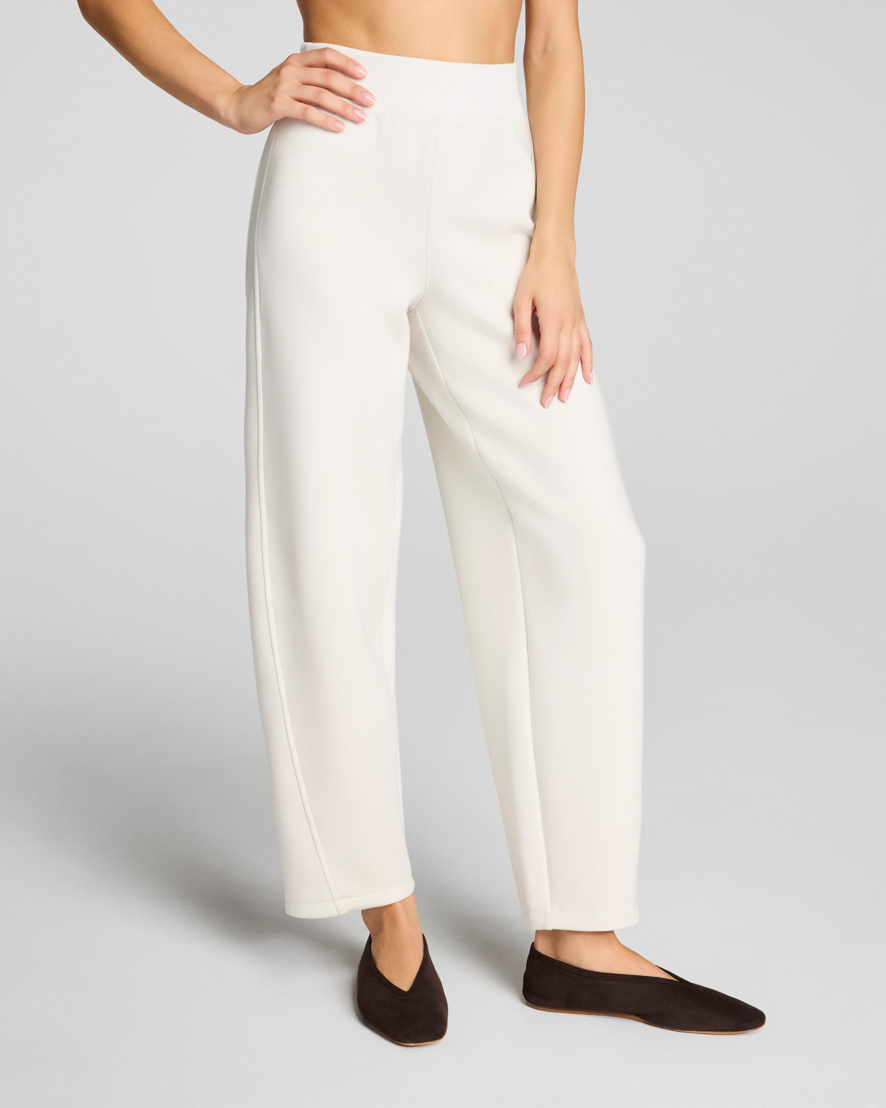 SPANX AirEssentials® Luxe Barrel Leg Pant | Ivory