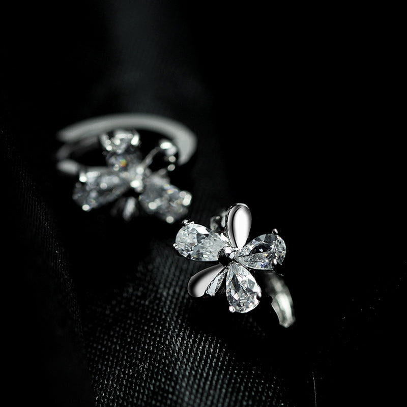 Zircon High-grade Temperament Small Female Fashion Stud Earrings