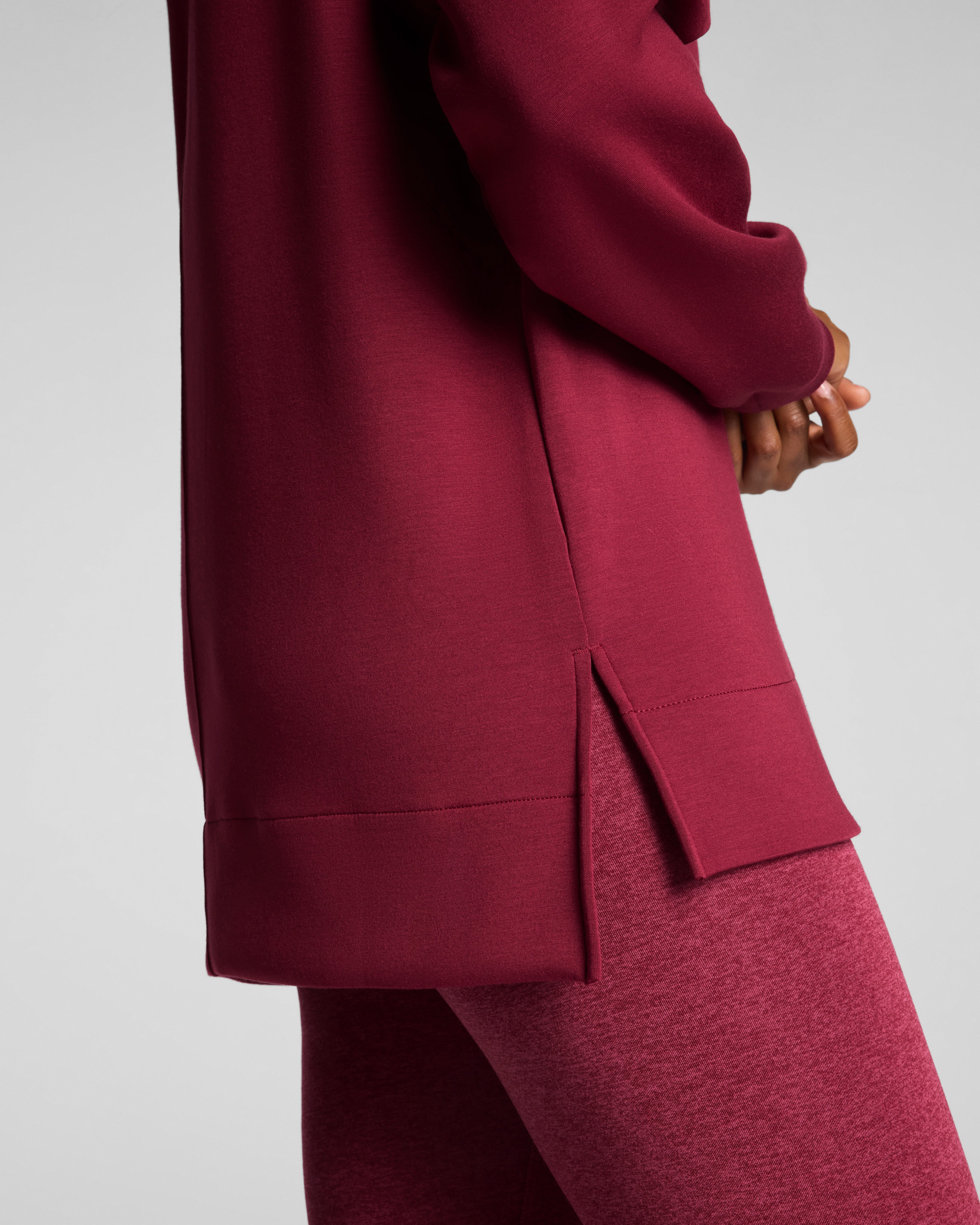 SPANX AirEssentials® Crewneck Tunic | Red Merlot