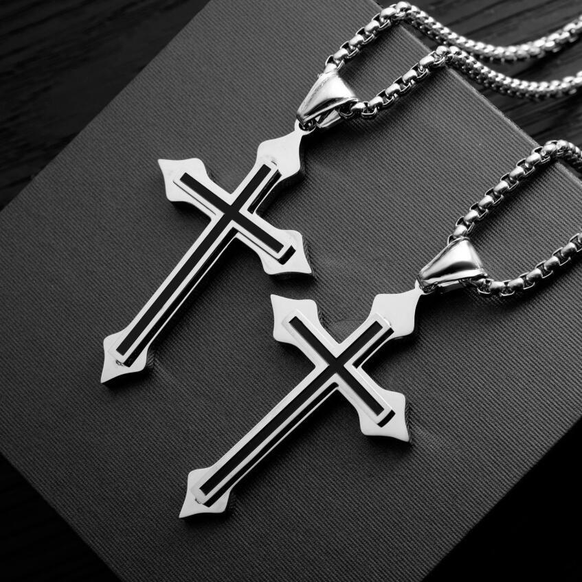 Women's & Men's Trendy Style Street Cool Cross Pendant