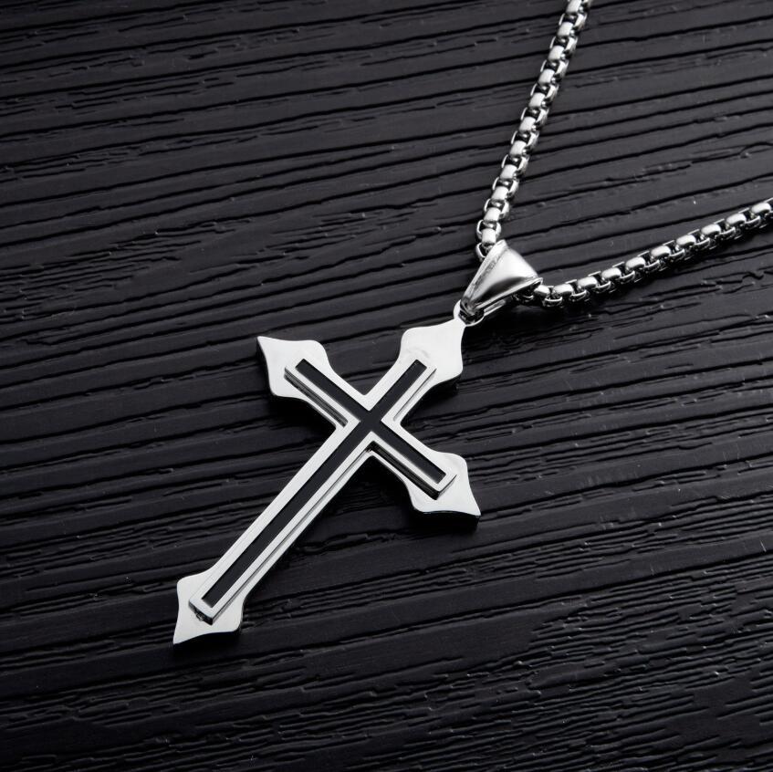 Women's & Men's Trendy Style Street Cool Cross Pendant