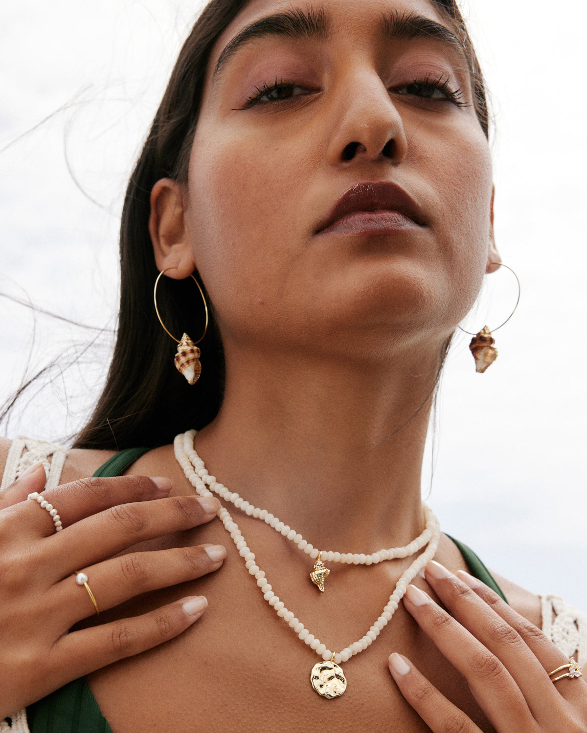 Sea Seeker Hoop Earrings