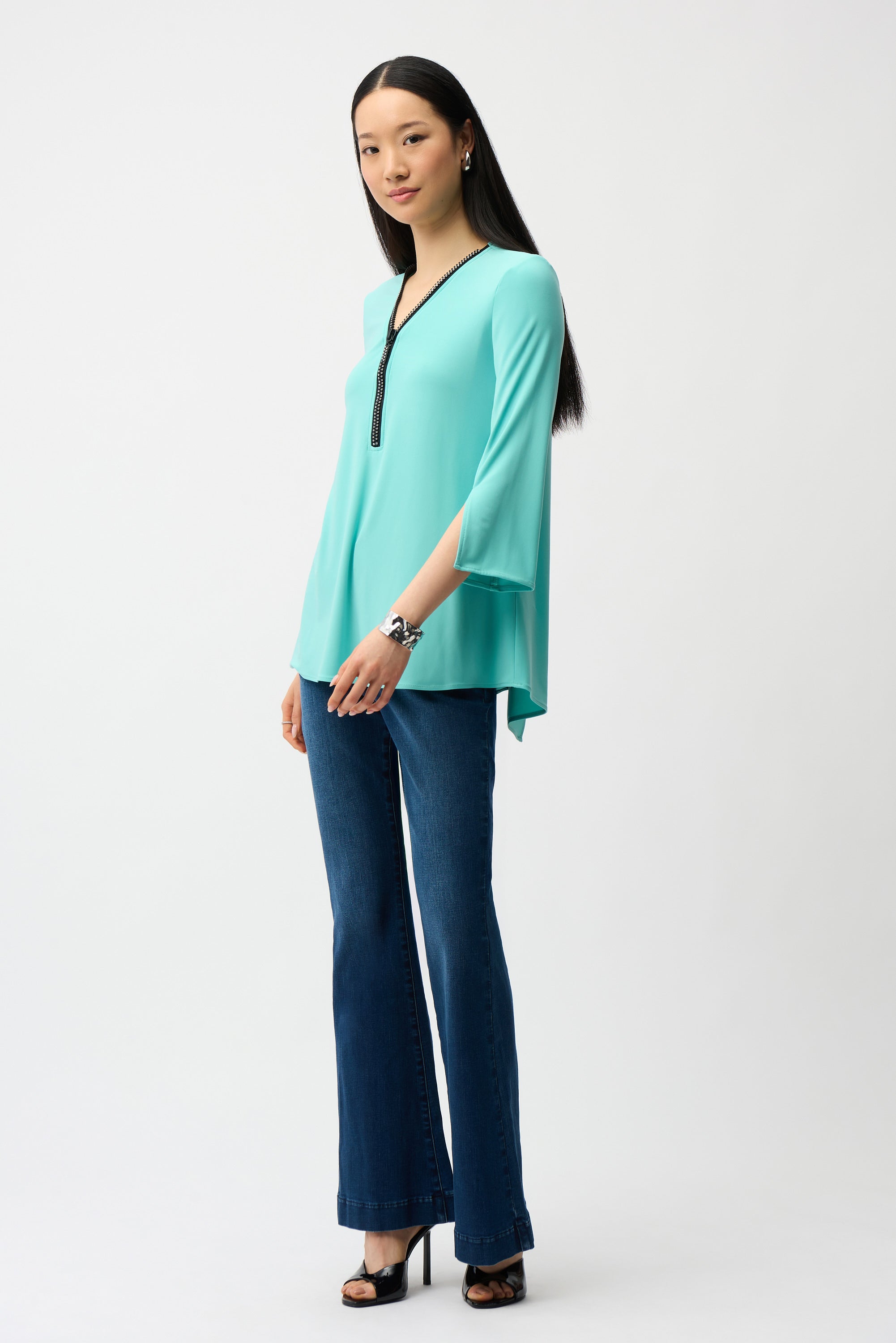 Joseph Ribkoff Seafoam Fit and Flare Tunic Style 243314S26