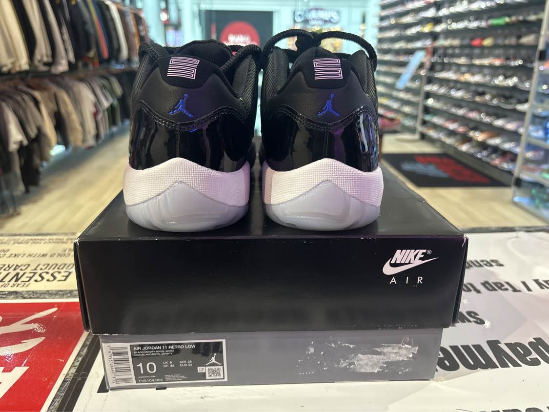 PRE OWNED Jordan 11 Retro Low Space Jam