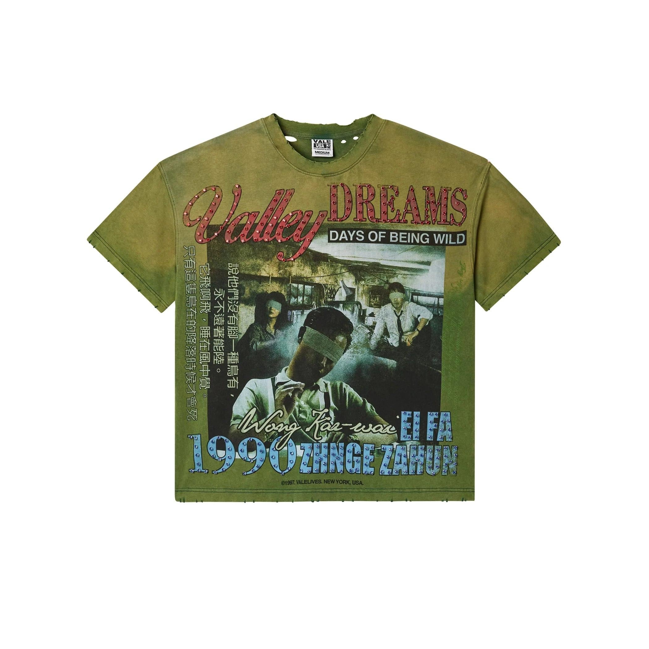 Vale Forever GREEN MONEY BLING TEE