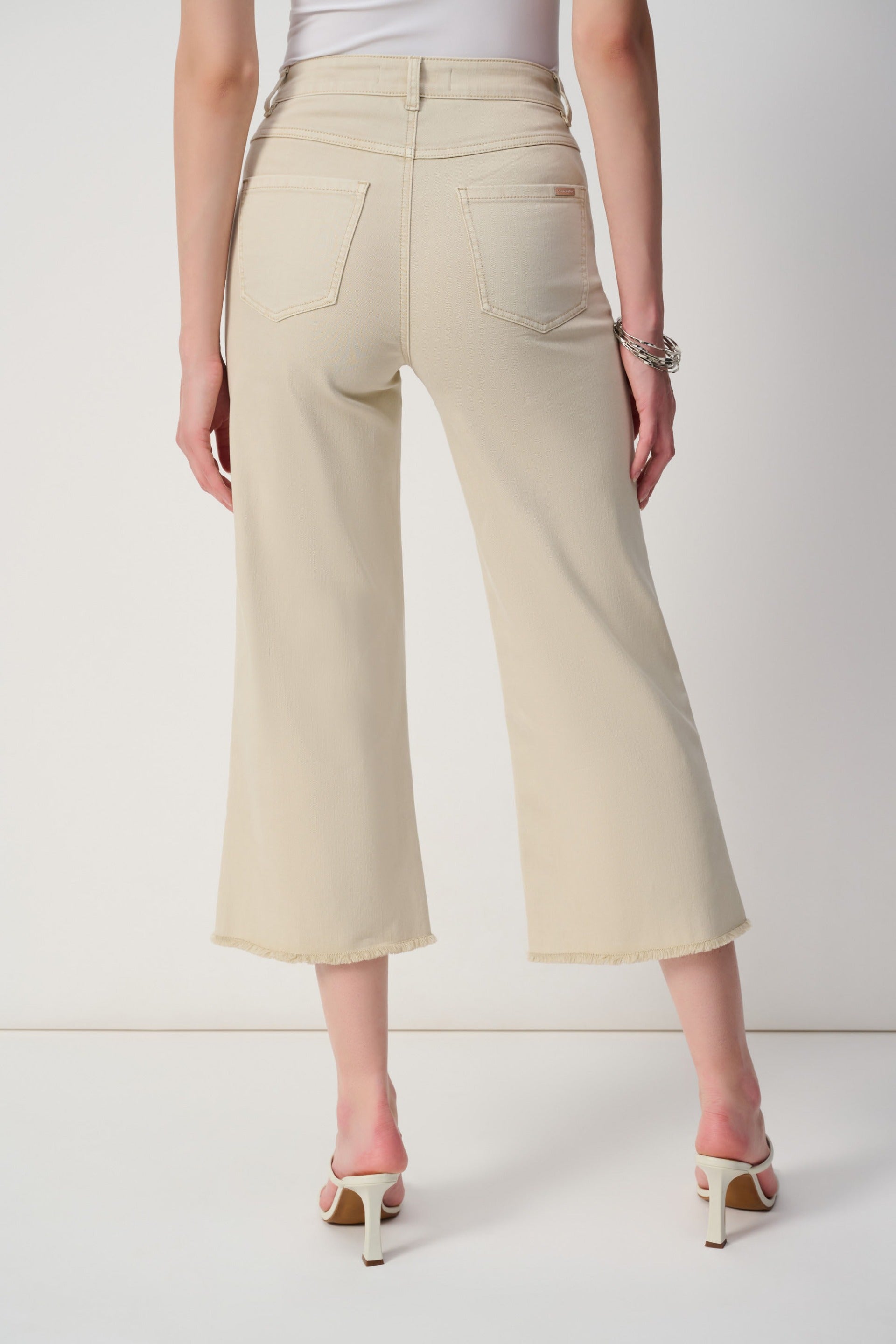 Joseph Ribkoff Culotte Jeans With Embellished Front Seam Style 251901S26