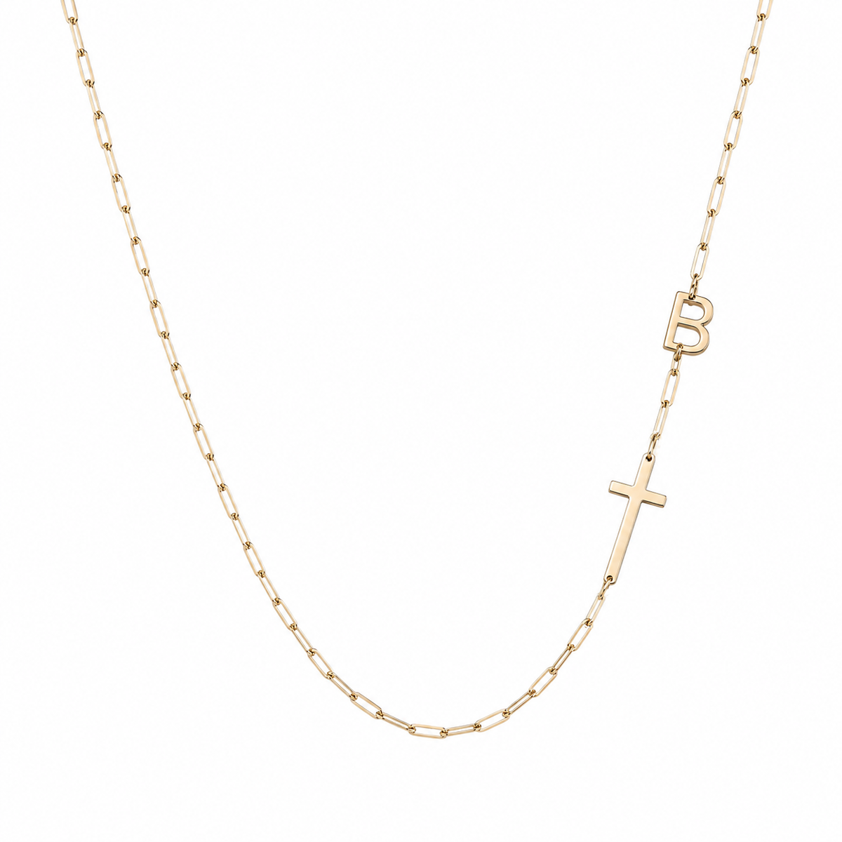 Dani Personalized Cross Necklace