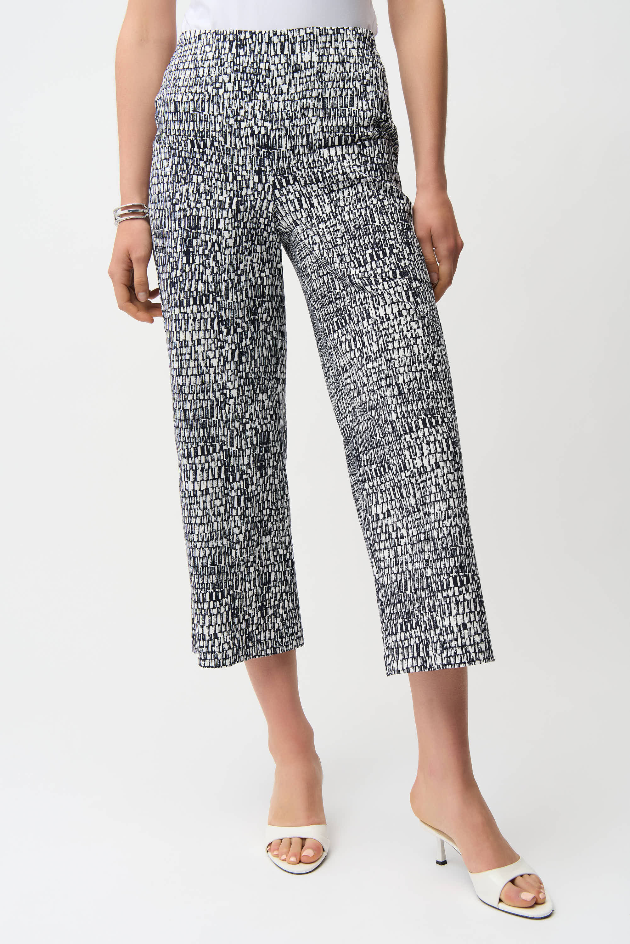 Joseph Ribkoff Abstract Print Pull-On Culotte Style 261002