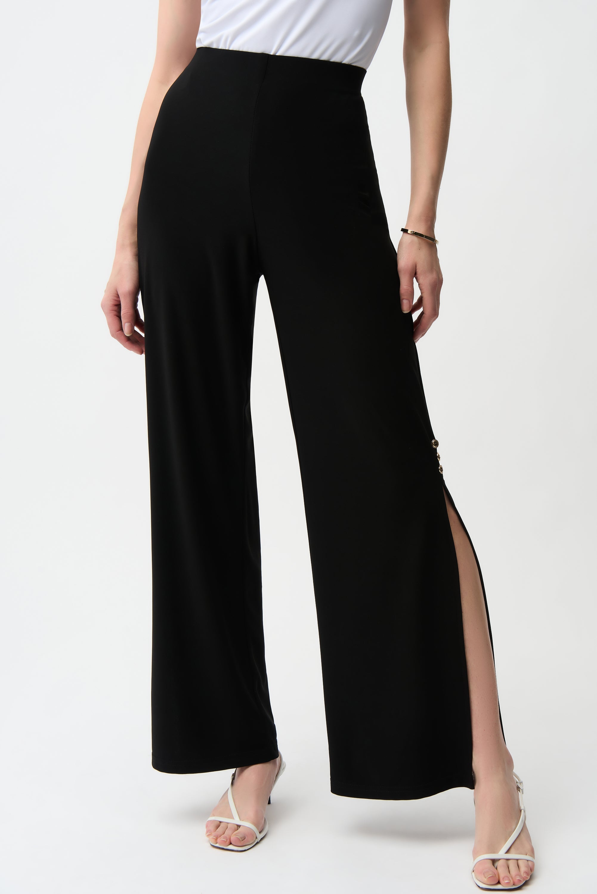 Joseph Ribkoff Silky Knit Wide Leg Pull-On Pants Style 261018