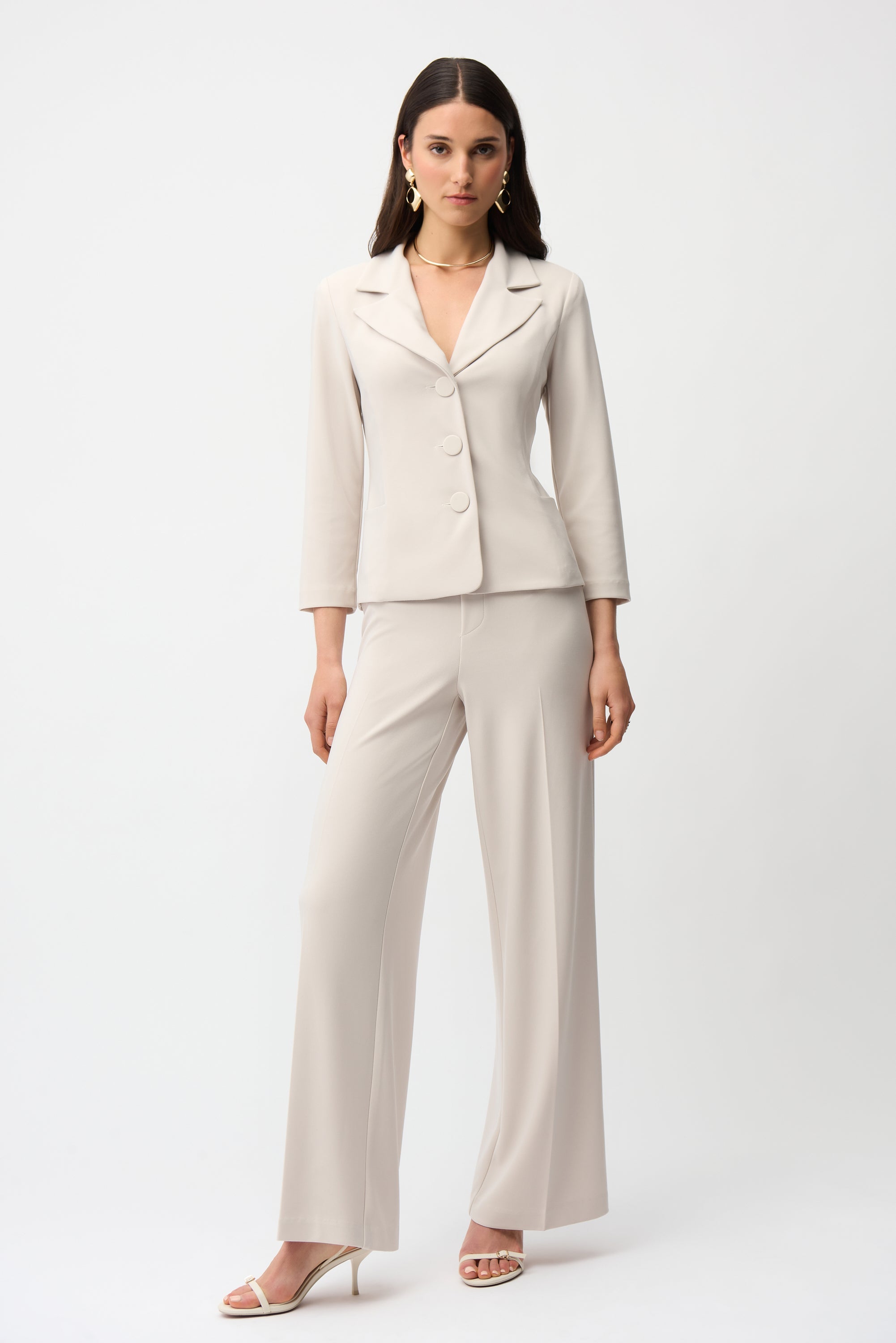 Joseph Ribkoff Fitted Blazer With Shawl Collar Style 261020