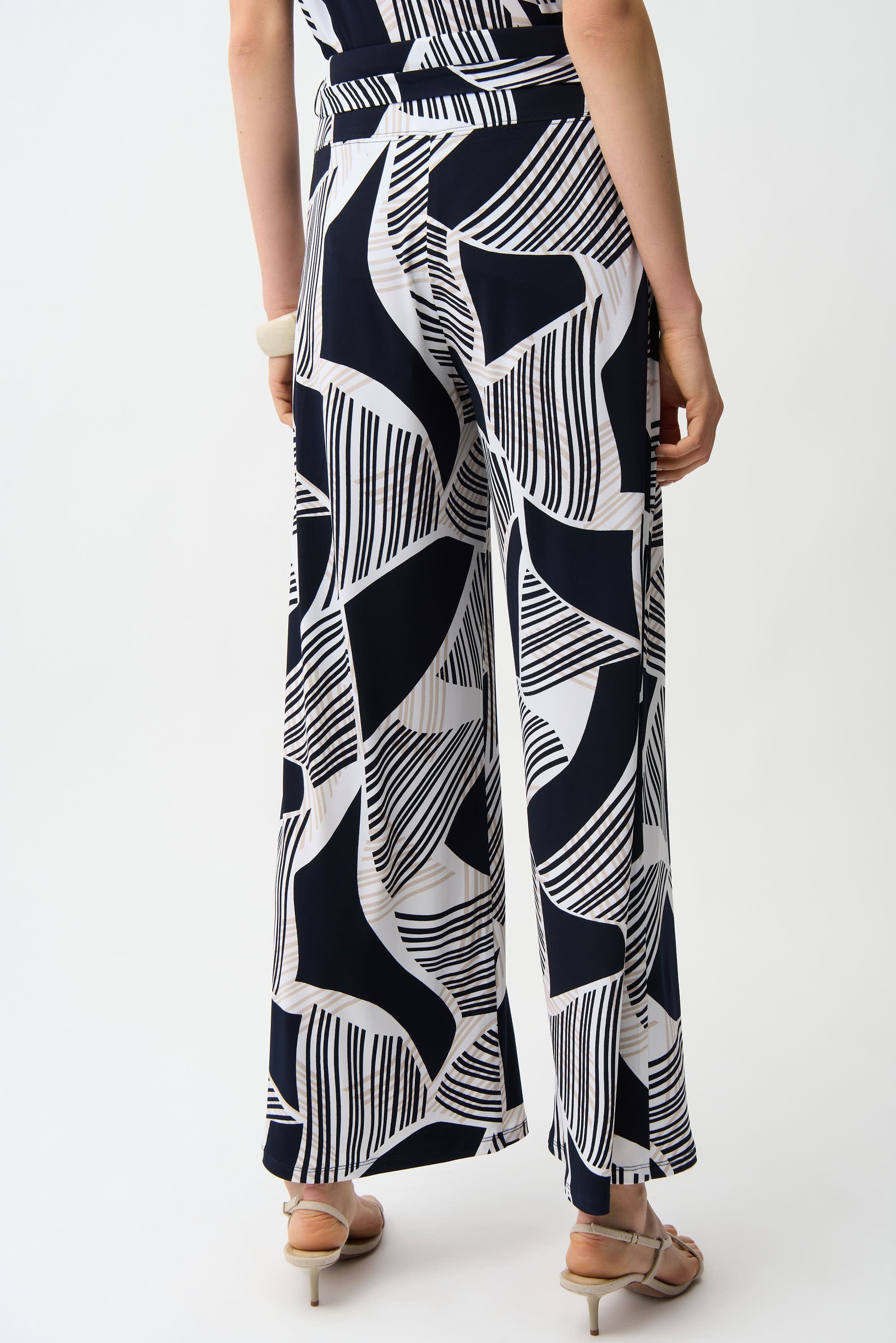 Joseph Ribkoff High-waisted Abstract Trousers Style 261139
