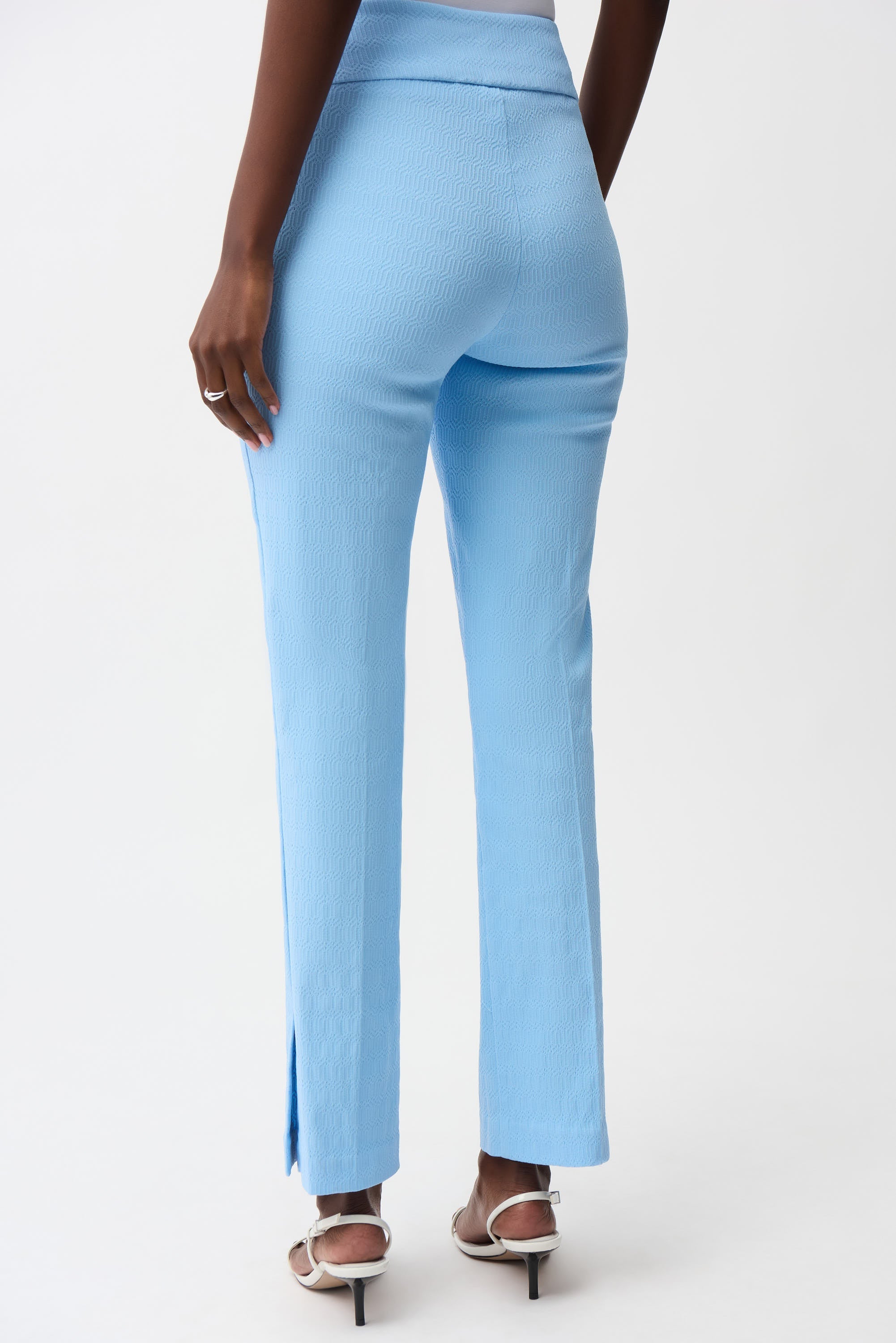 Joseph Ribkoff Jacquard Straight Pull-On Pants Style 261148