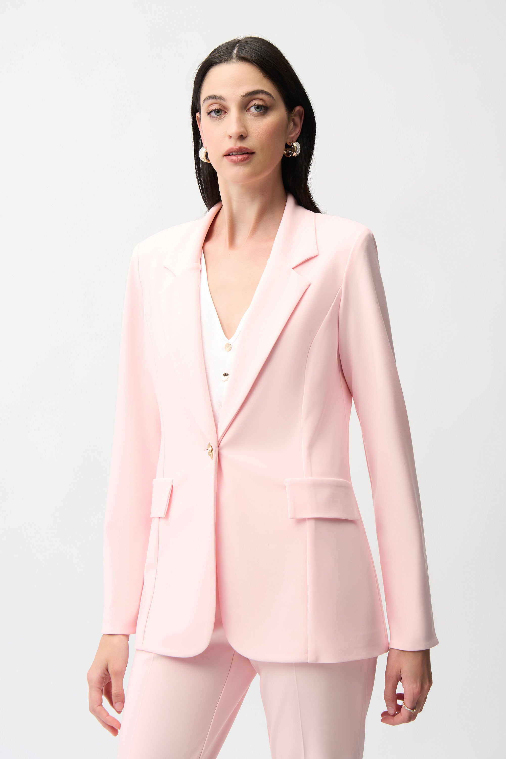 Joseph Ribkoff Fitted Blazer With Statement Button Style 261245