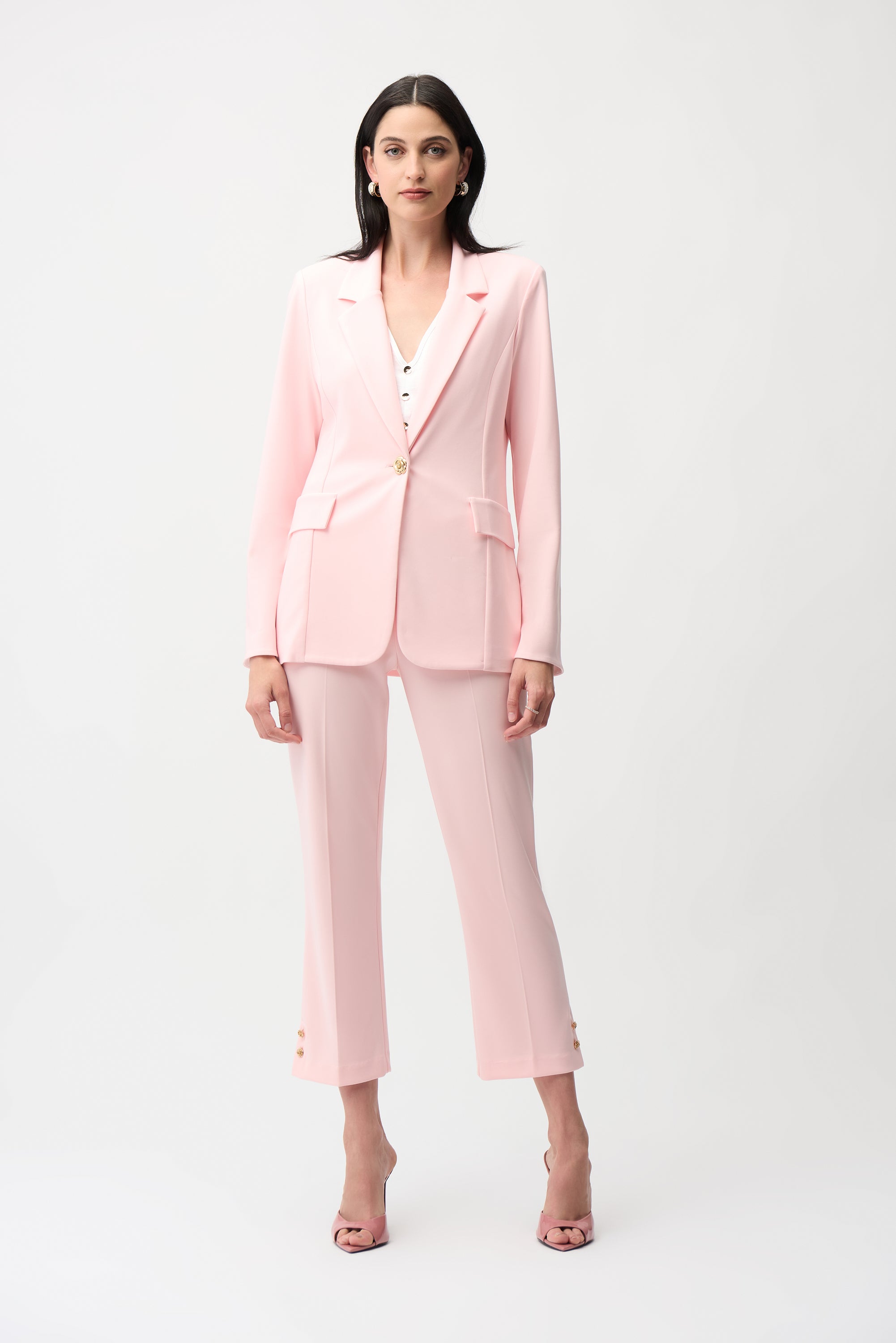 Joseph Ribkoff Fitted Blazer With Statement Button Style 261245
