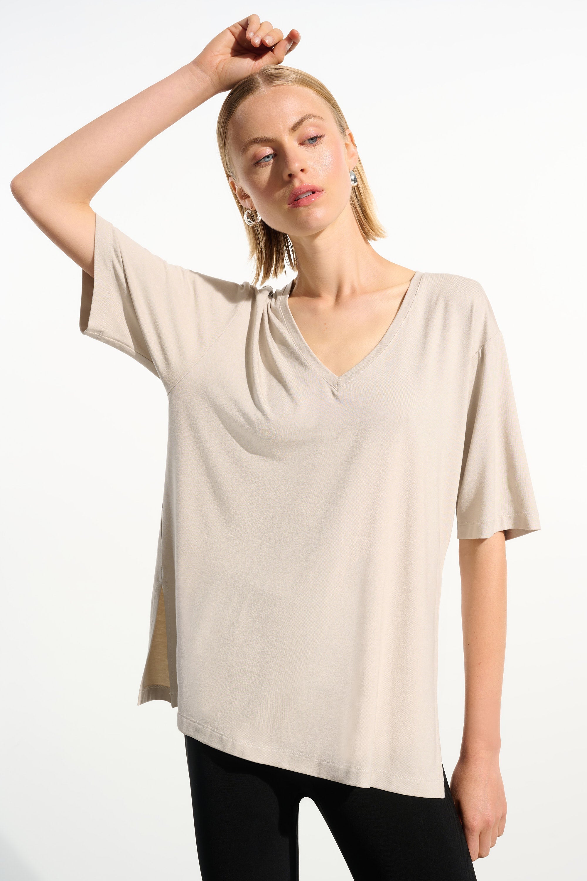 Joseph Ribkoff Boxy Tunic With V-neckline Style 261600