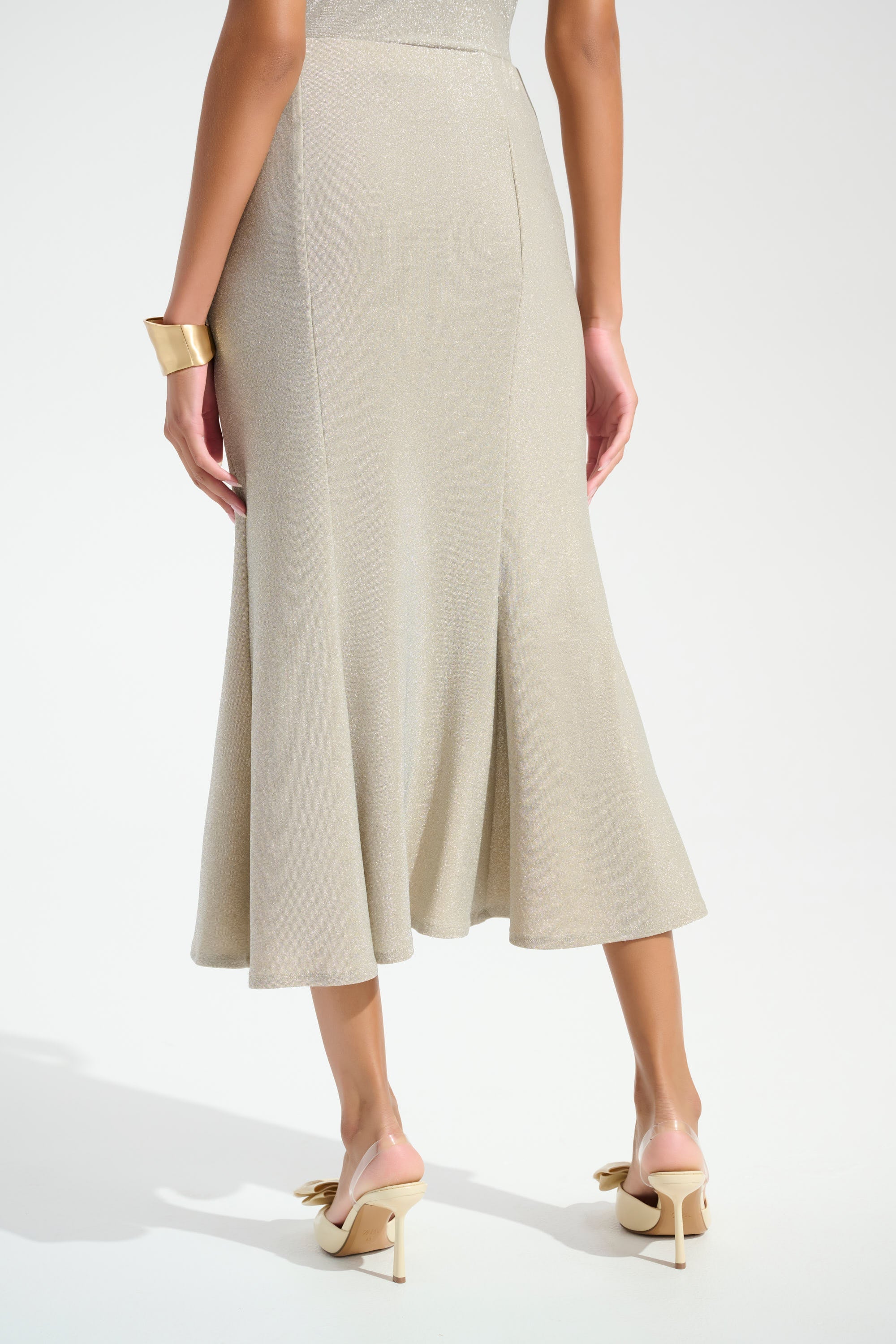 Joseph Ribkoff Sparkle Knit Trumpet Skirt Style 261748