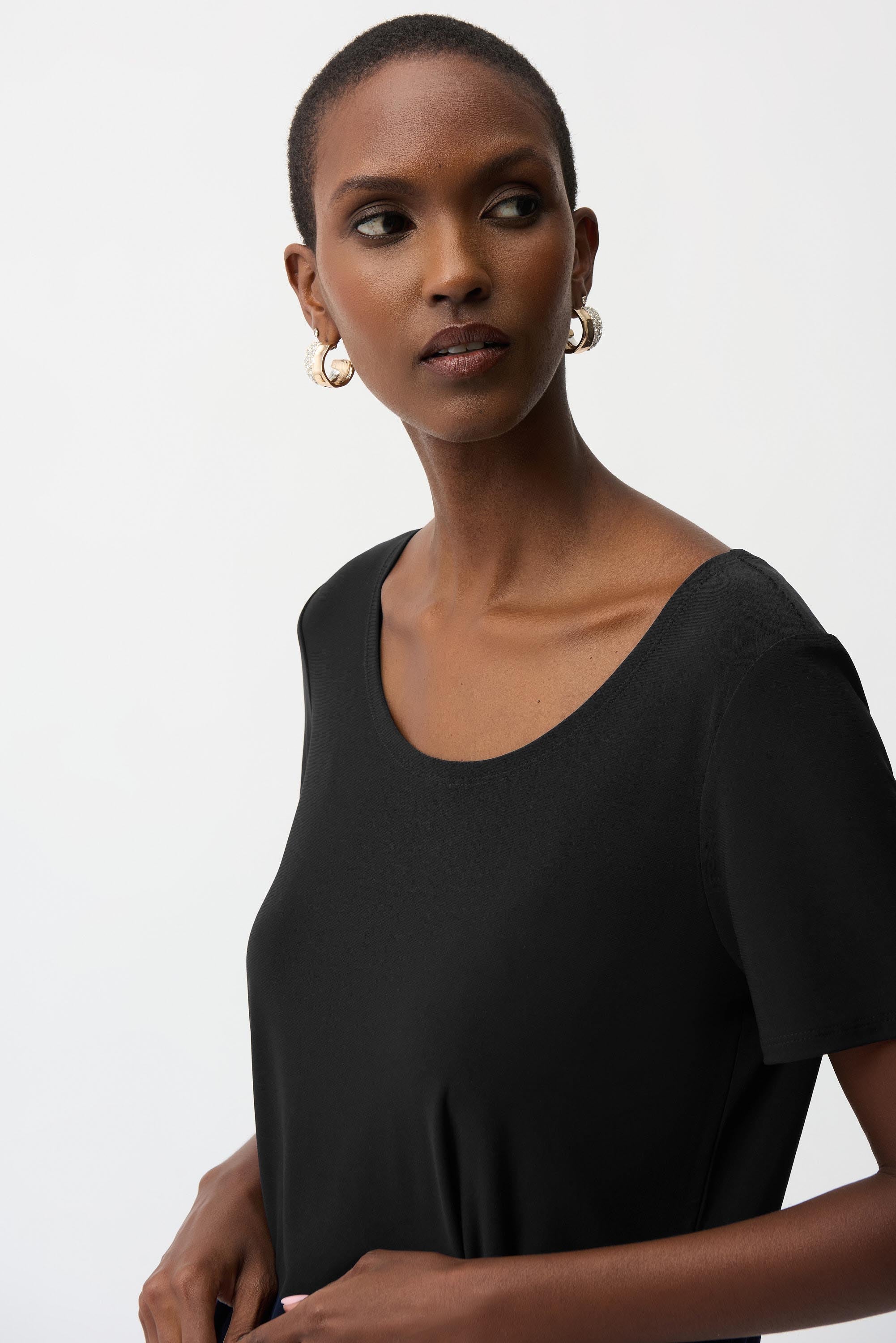 Joseph Ribkoff Fit and Flare Short Sleeve Top Style 261940