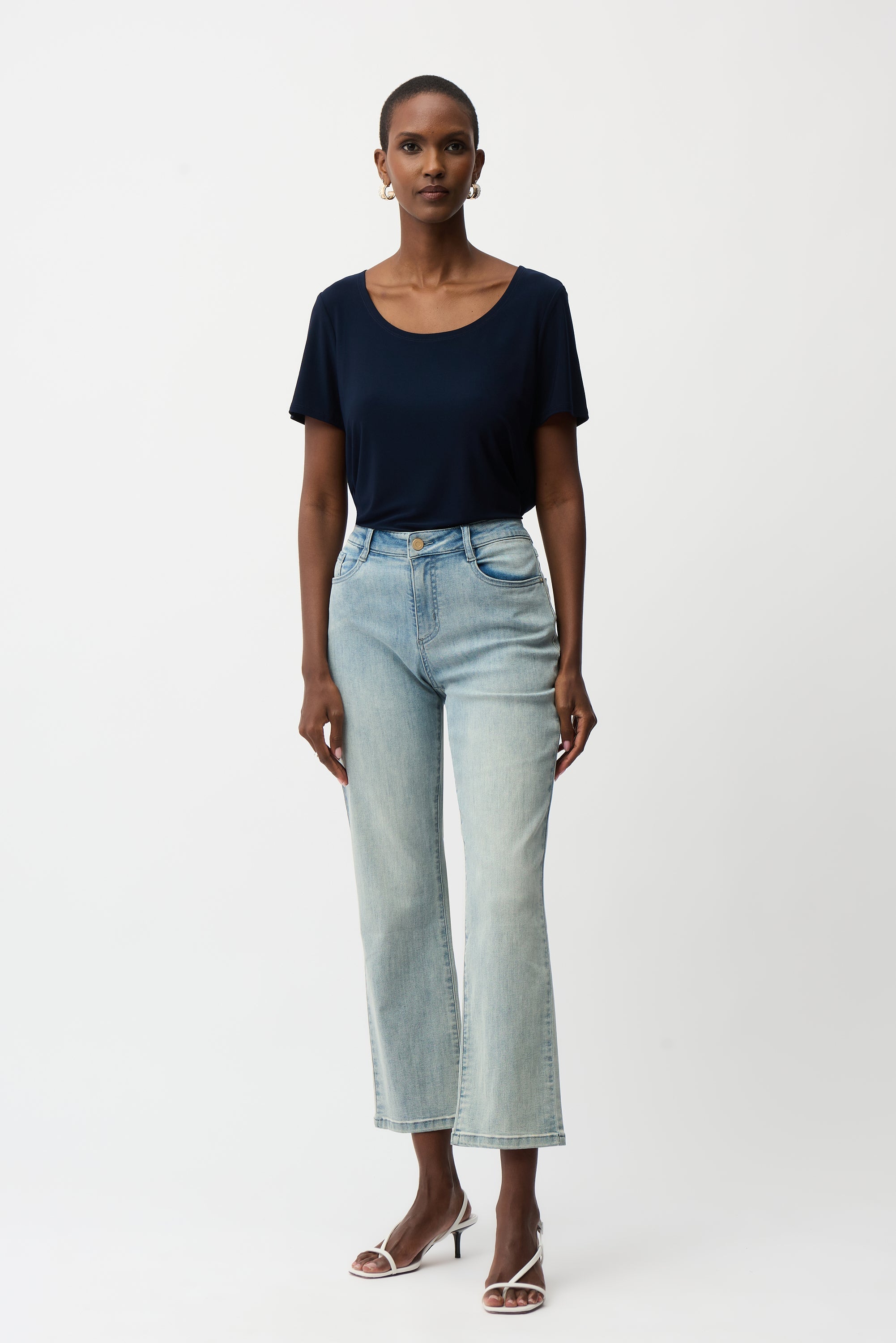 Joseph Ribkoff Fit and Flare Short Sleeve Top Style 261940