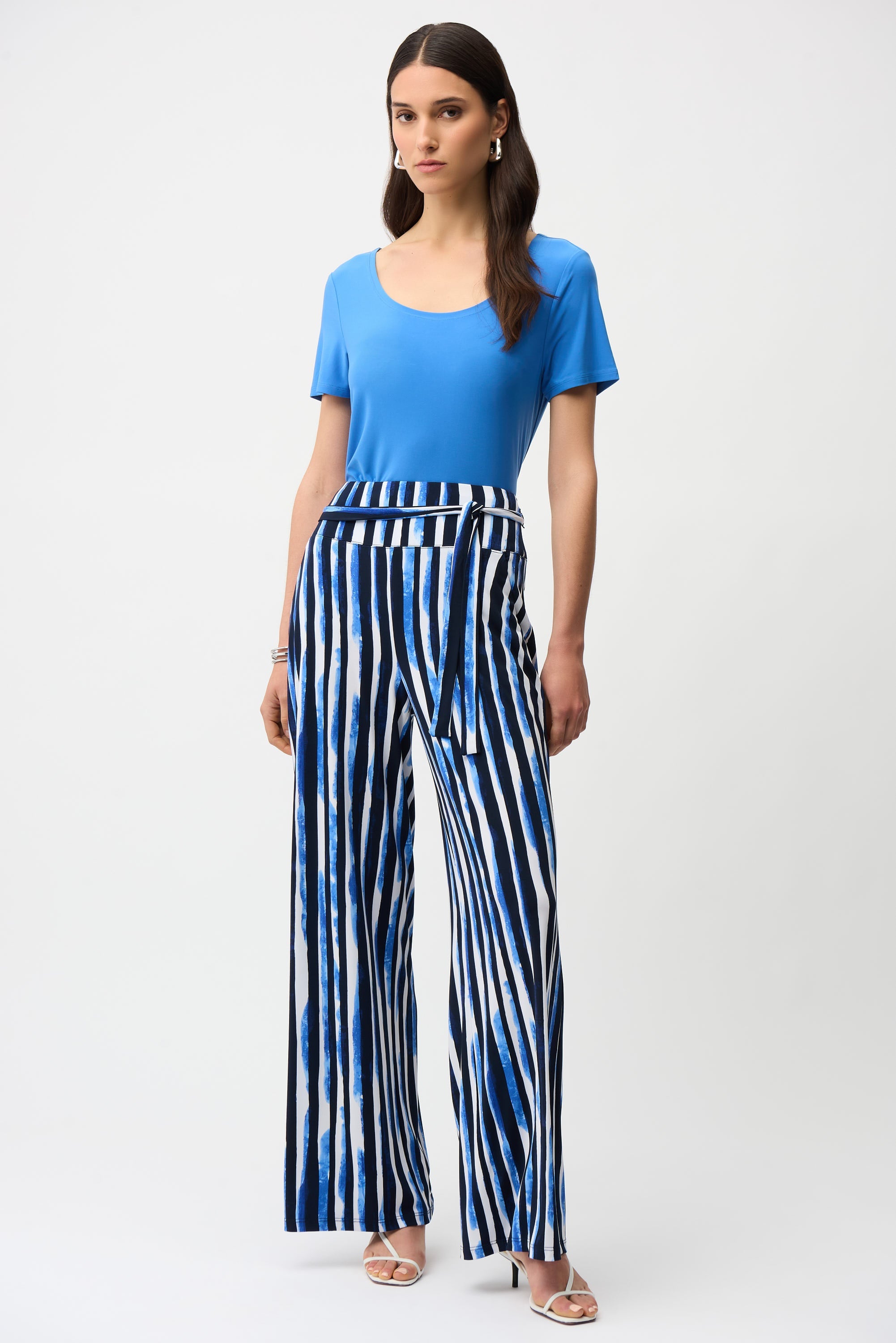 Joseph Ribkoff Fit and Flare Short Sleeve Top Style 261940