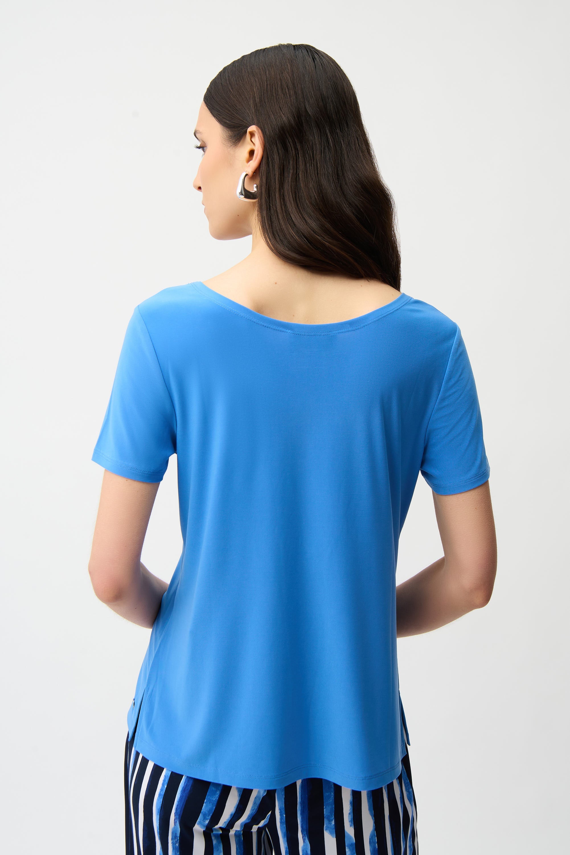 Joseph Ribkoff Fit and Flare Short Sleeve Top Style 261940