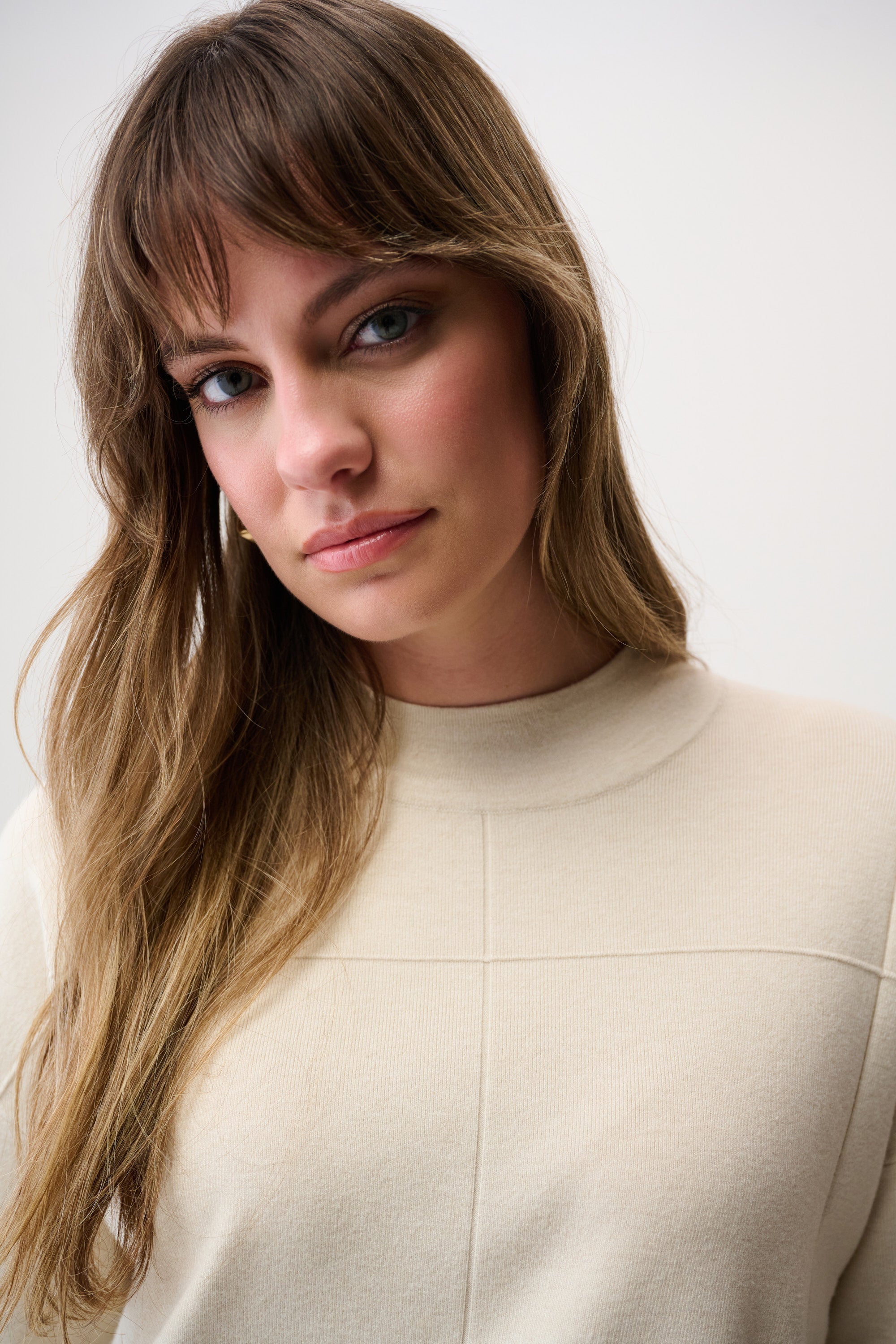 Joseph Ribkoff Straight Sweater with Mock Neck Style 261981