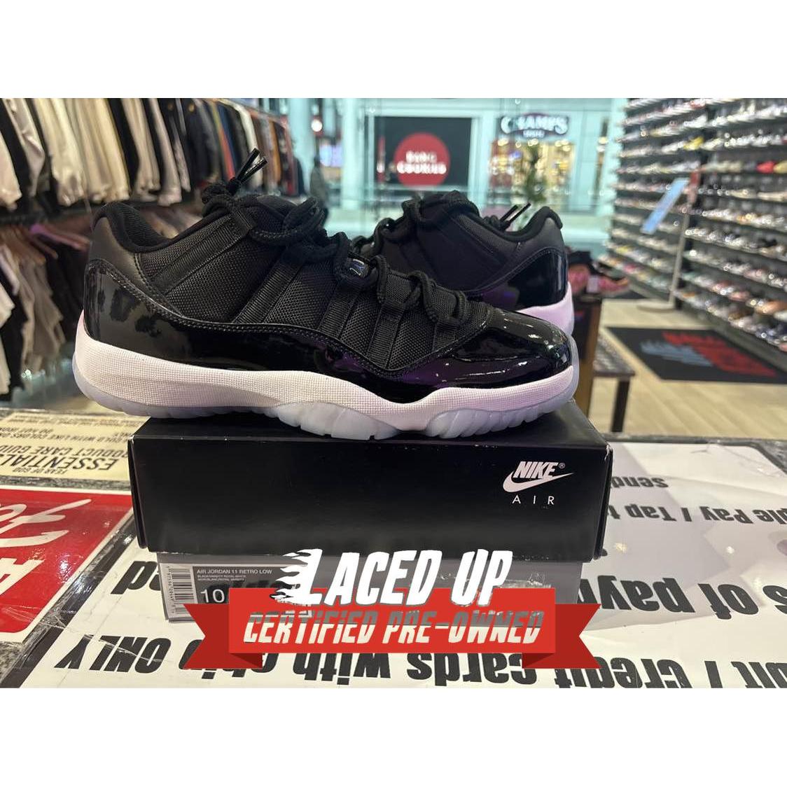 PRE OWNED Jordan 11 Retro Low Space Jam