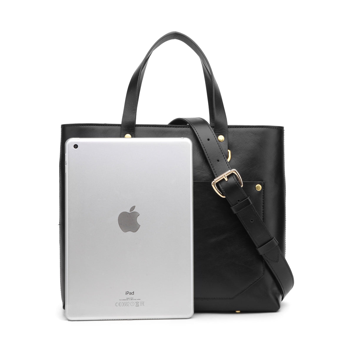 Marcy | Matte Black Leather