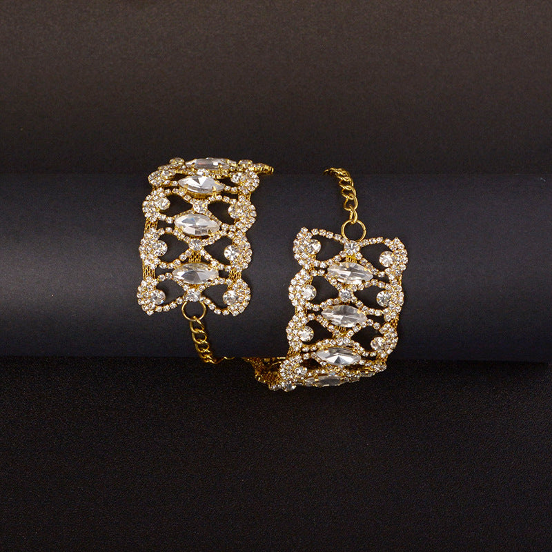 Short Diamond Claw Chain Pattern Full Necklaces