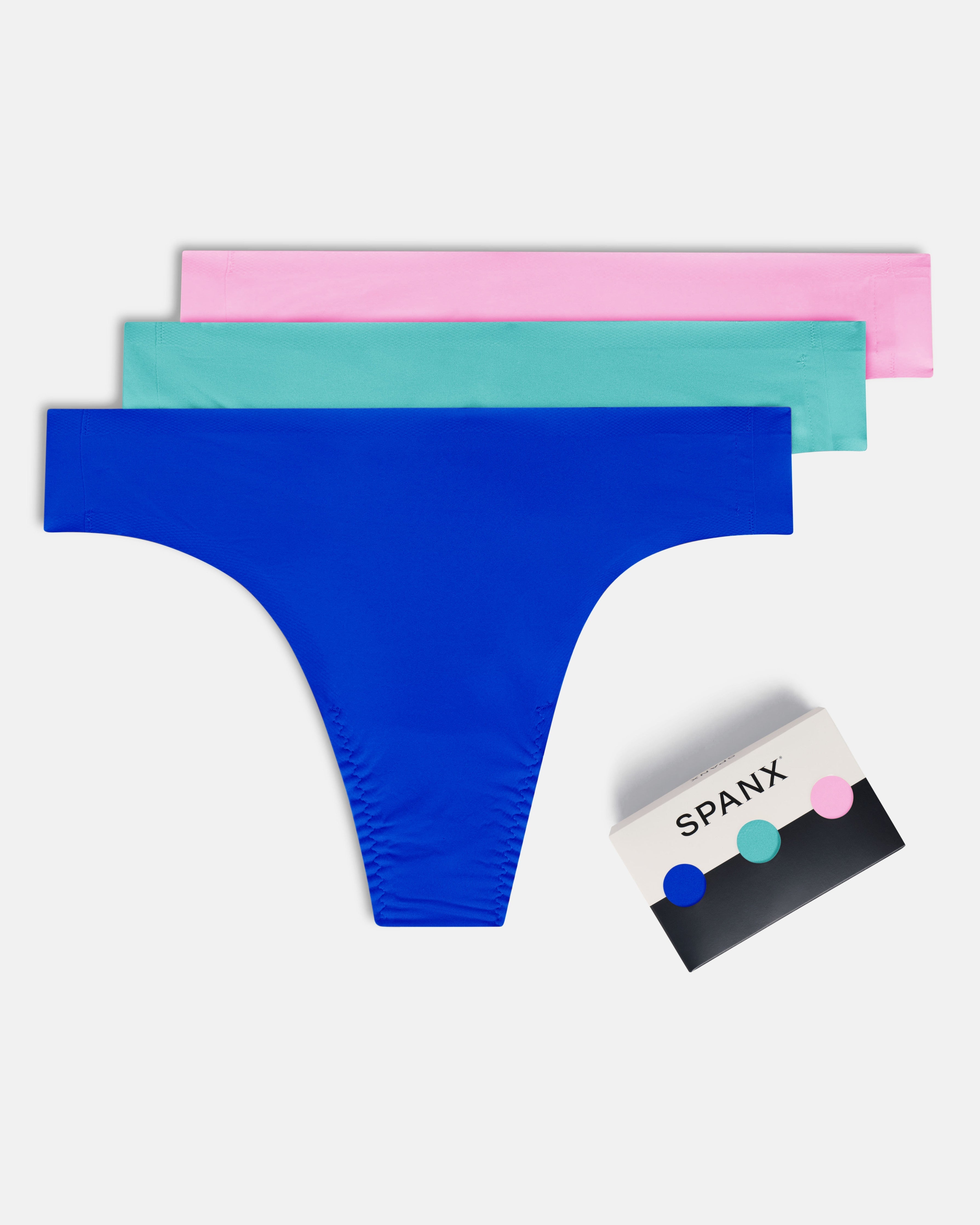 SPANXsmooth™ Fit-To-You Thong 3-Pack Box