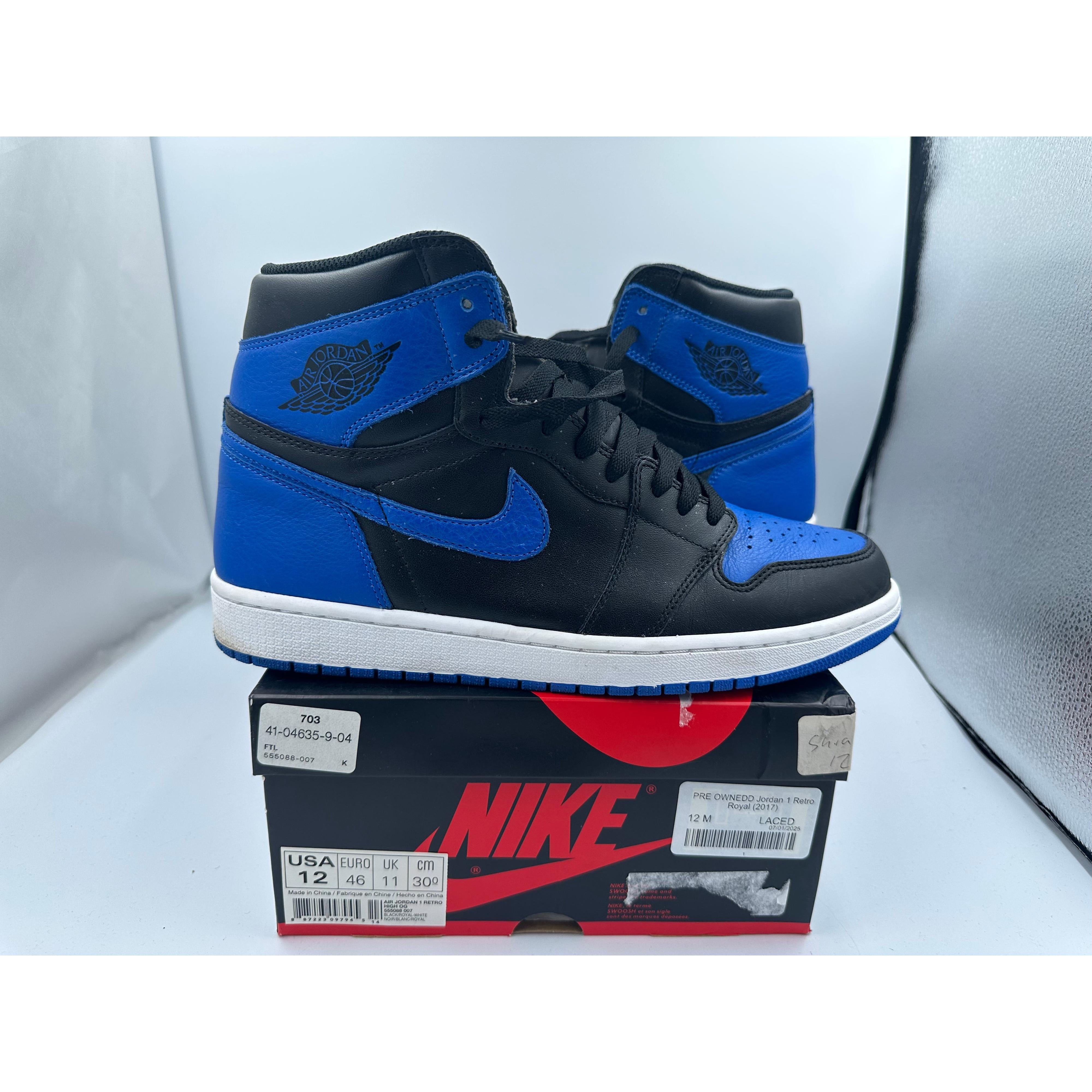 PRE OWNEDD Jordan 1 Retro Royal (2017)