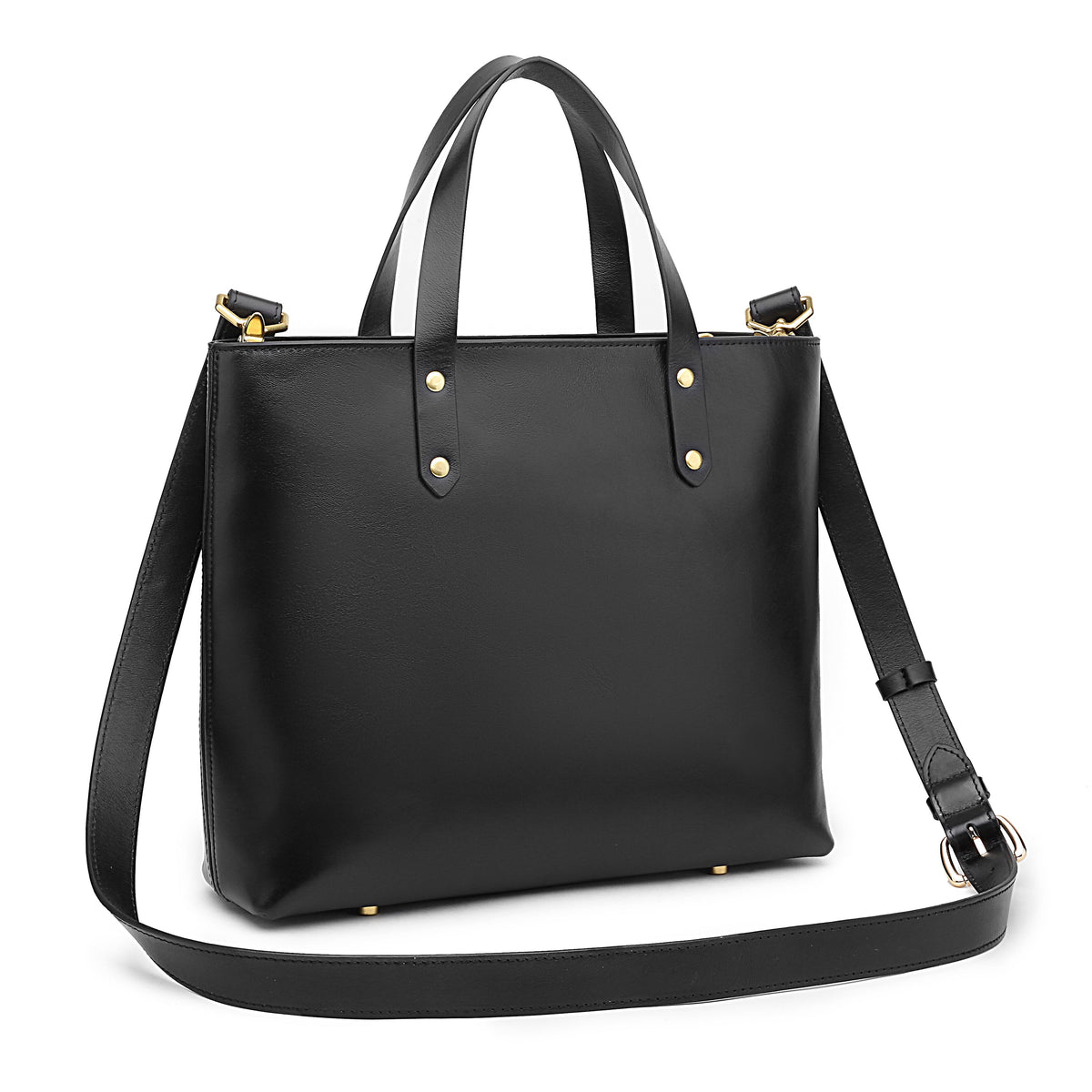 Marcy | Matte Black Leather