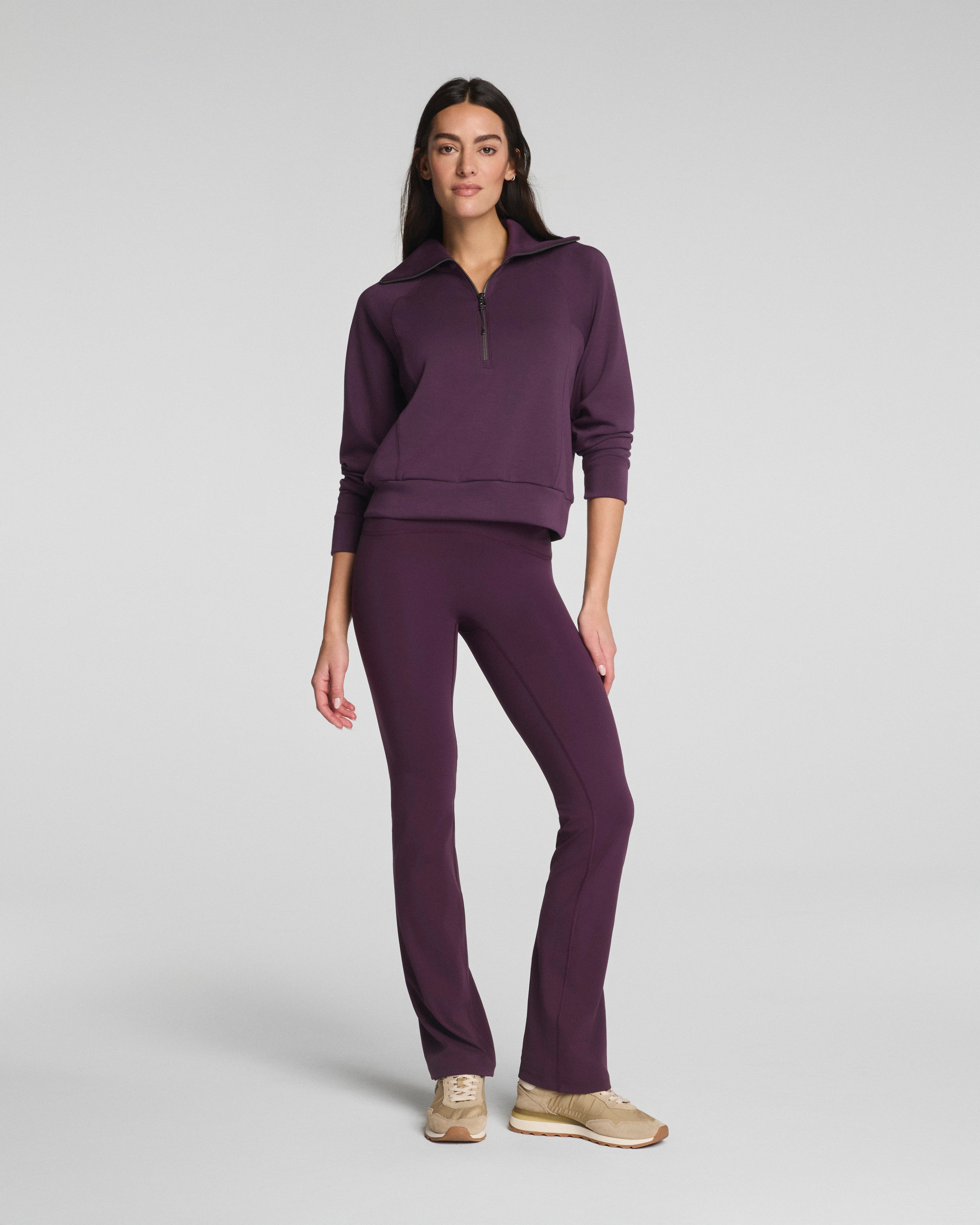 SPANX AirEssentials® Half Zip | Blackberry