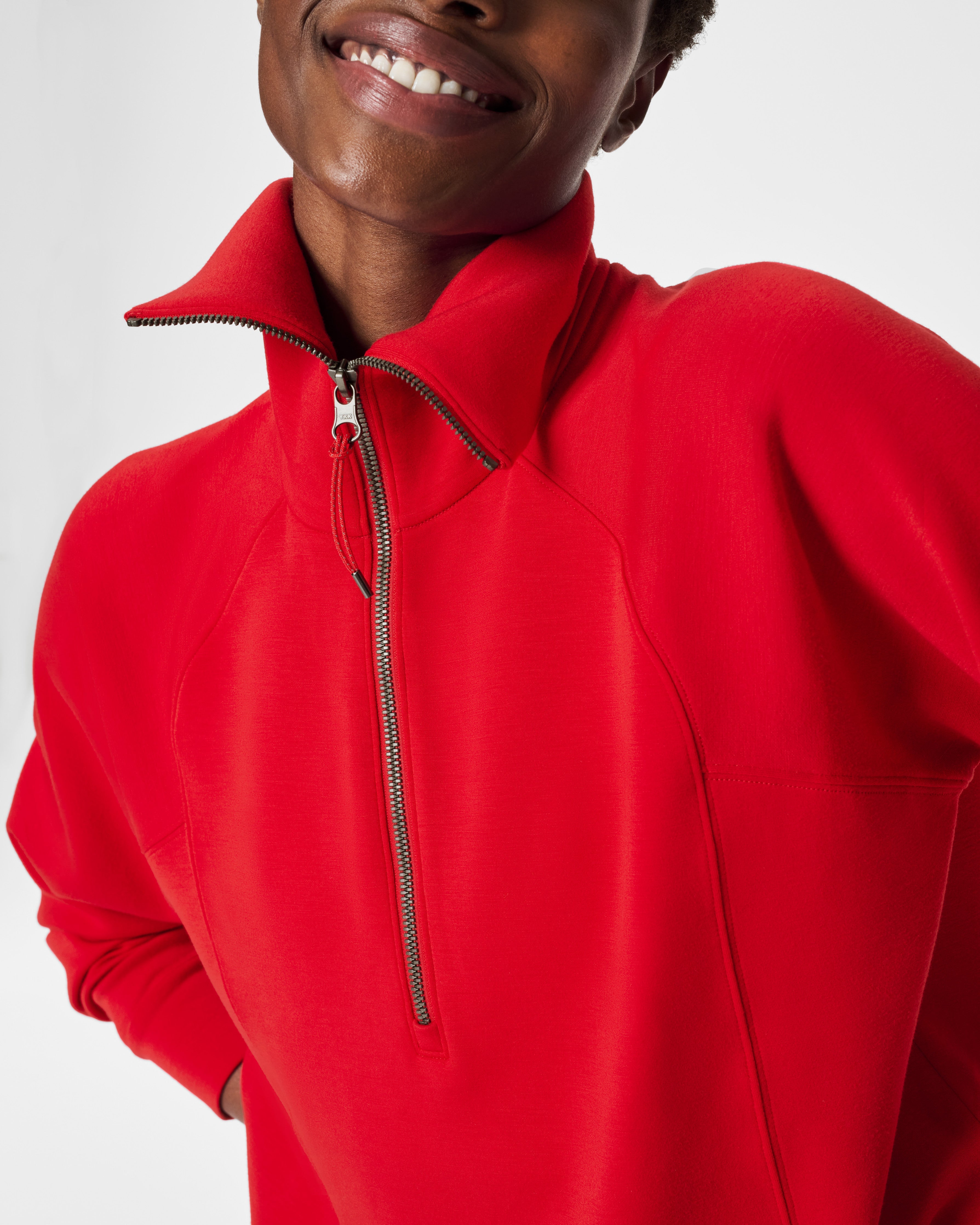SPANX AirEssentials® Half Zip | SPANX® Red