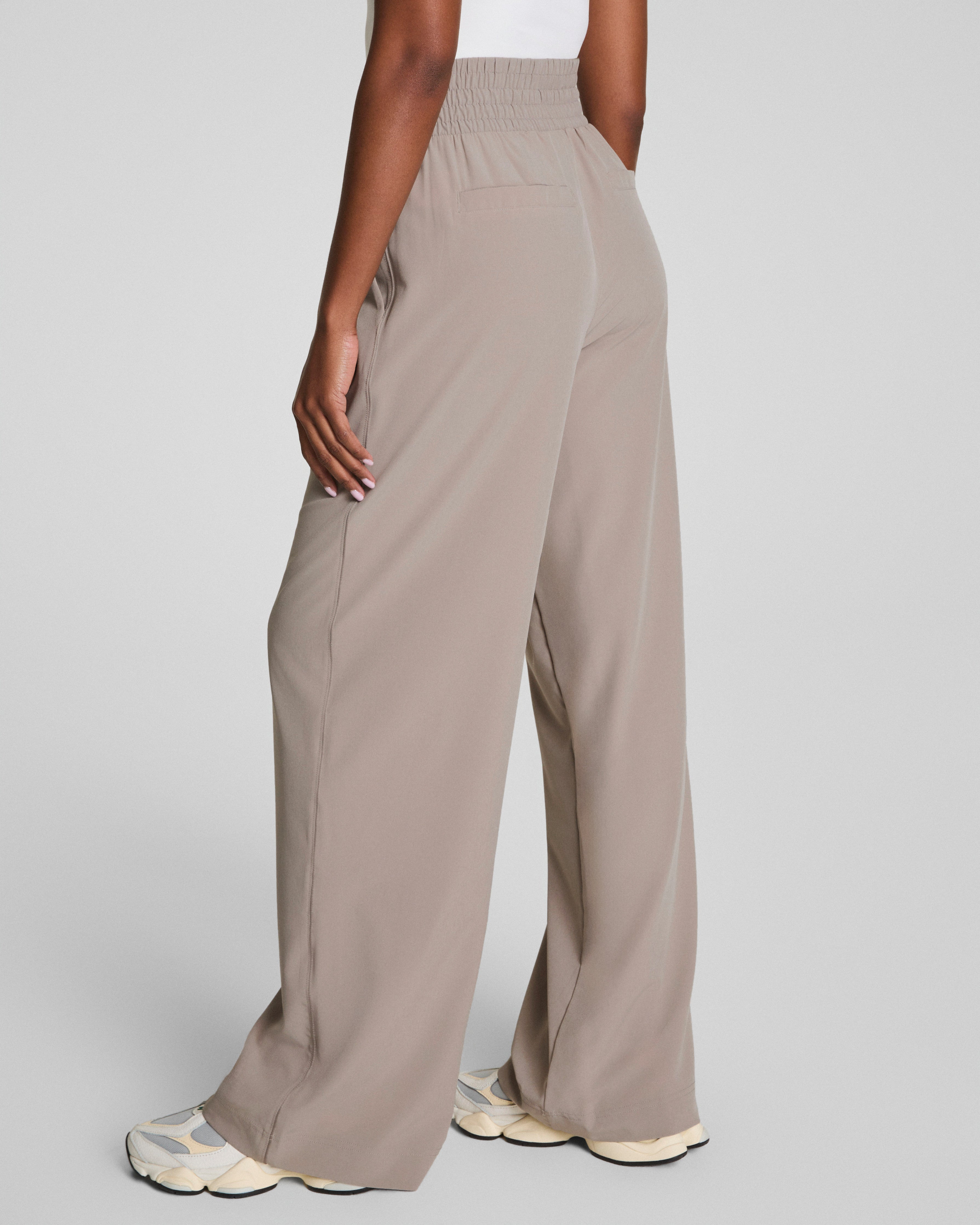 SPANXsmooth™ On the Move Wide Leg Pant | Stone Grey