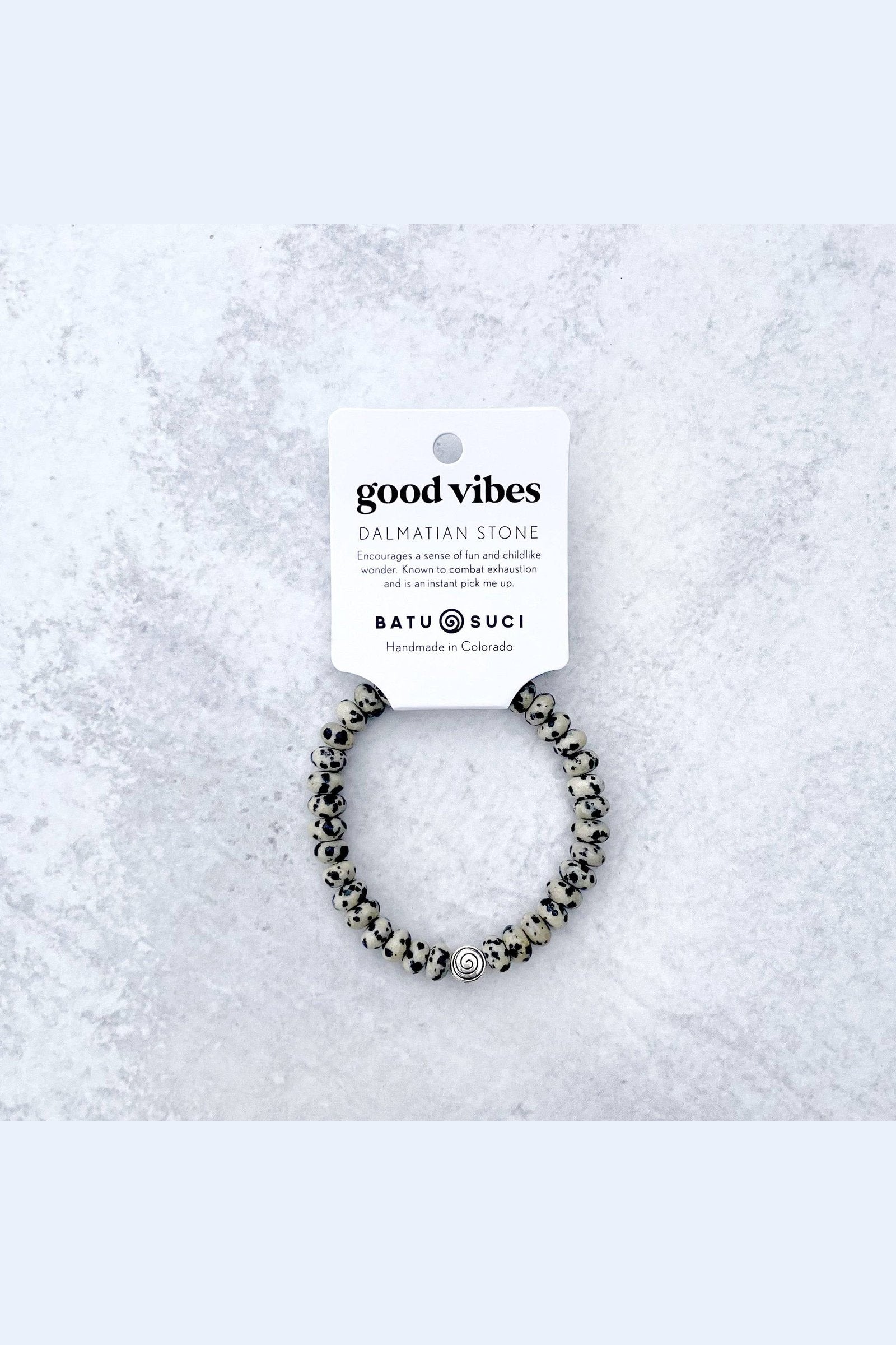Batu Suci - Good Vibes Rondelle Bracelet