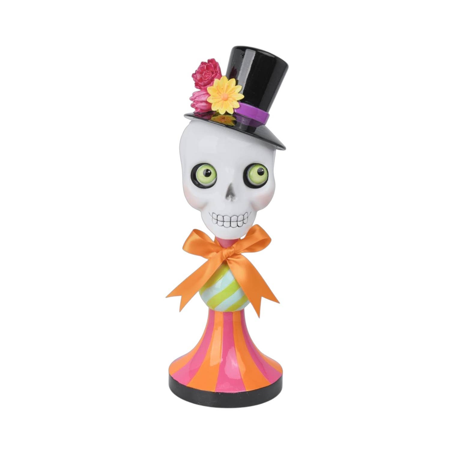 14.5in Quirky Skull Pedestal by December Diamonds
