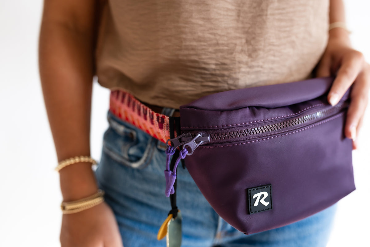 Trudy Belt Bag | Purple Nylon
