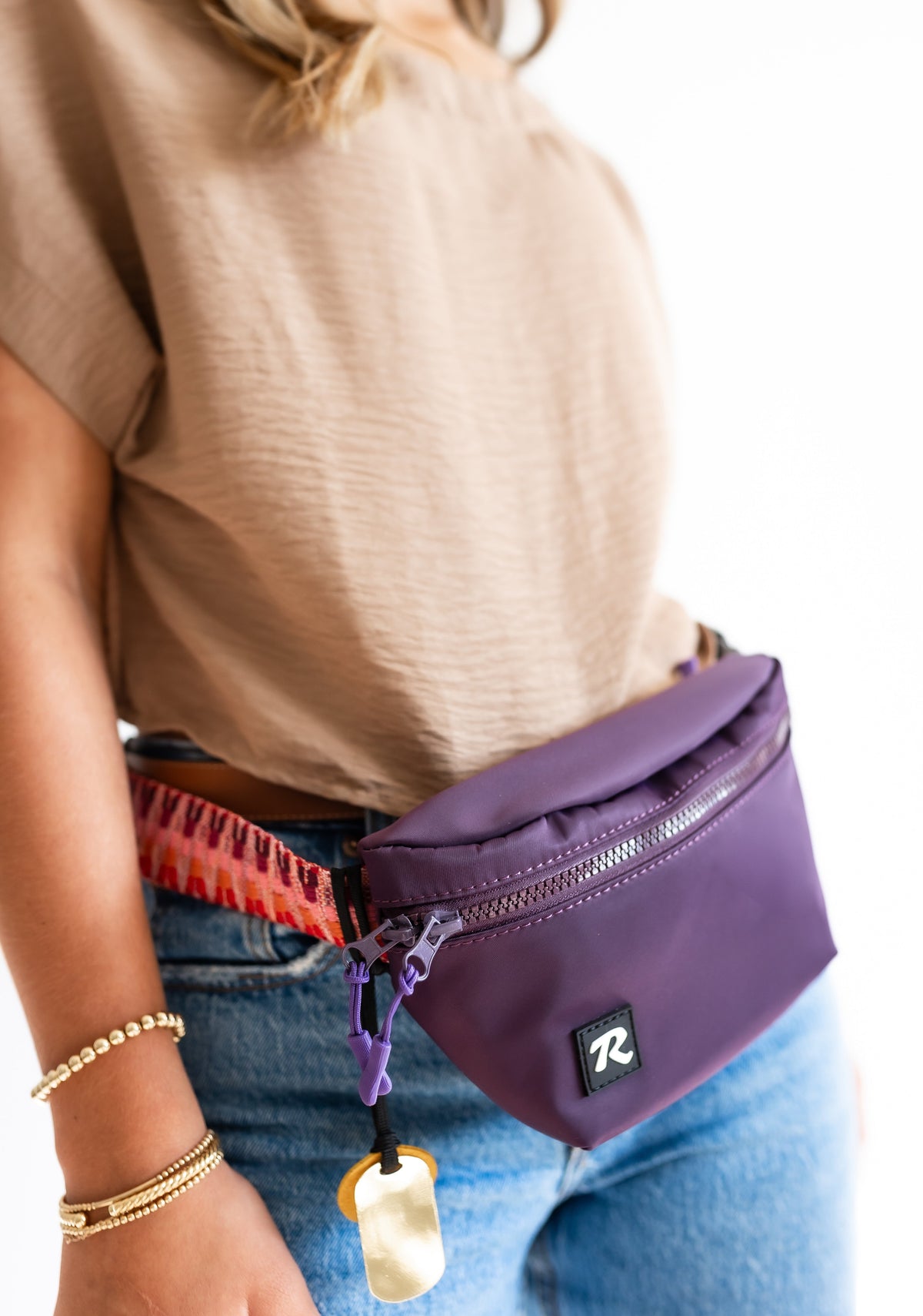 Trudy Belt Bag | Purple Nylon