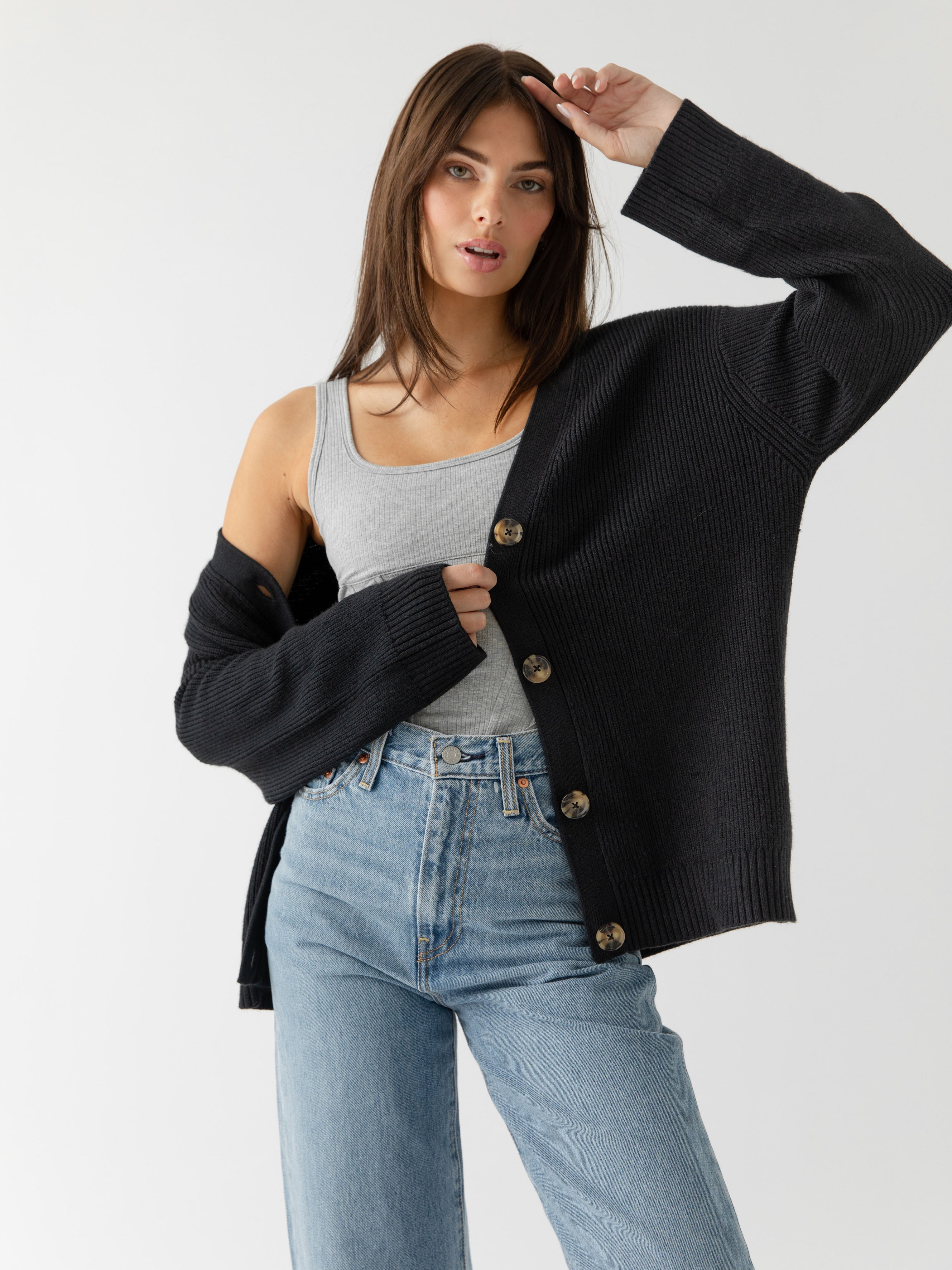 Oversized Classic Cardigan - ONLINE EXCLUSIVE