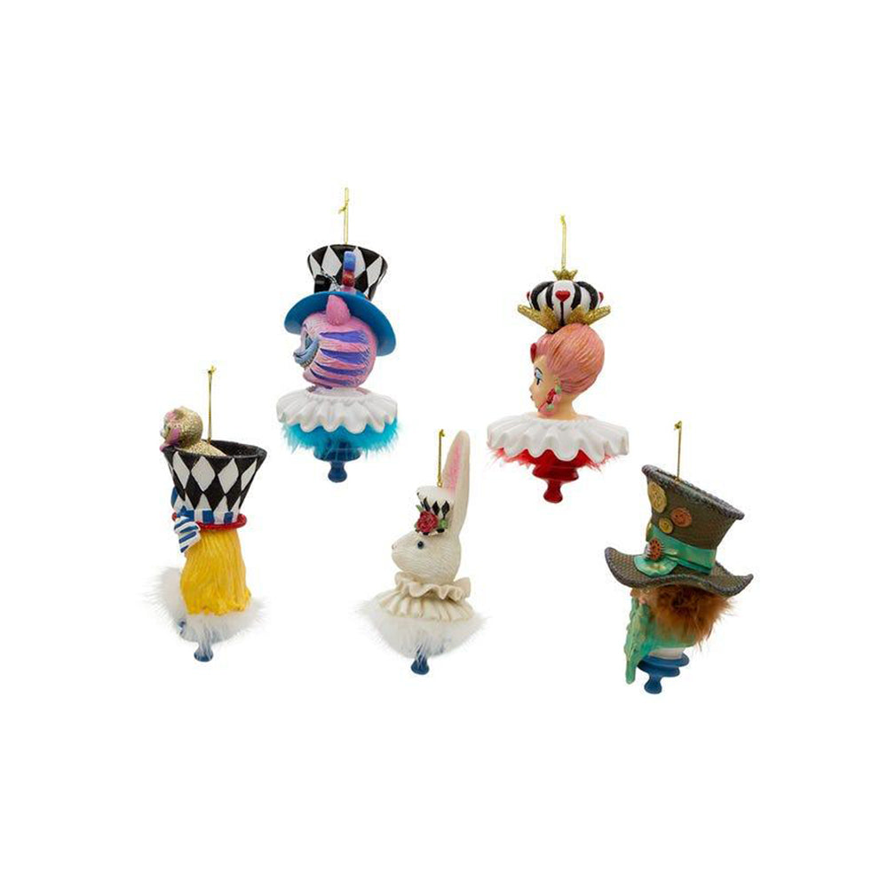 6" Holly Hats Mad Hatter Hat Ornament by Kurt Adler