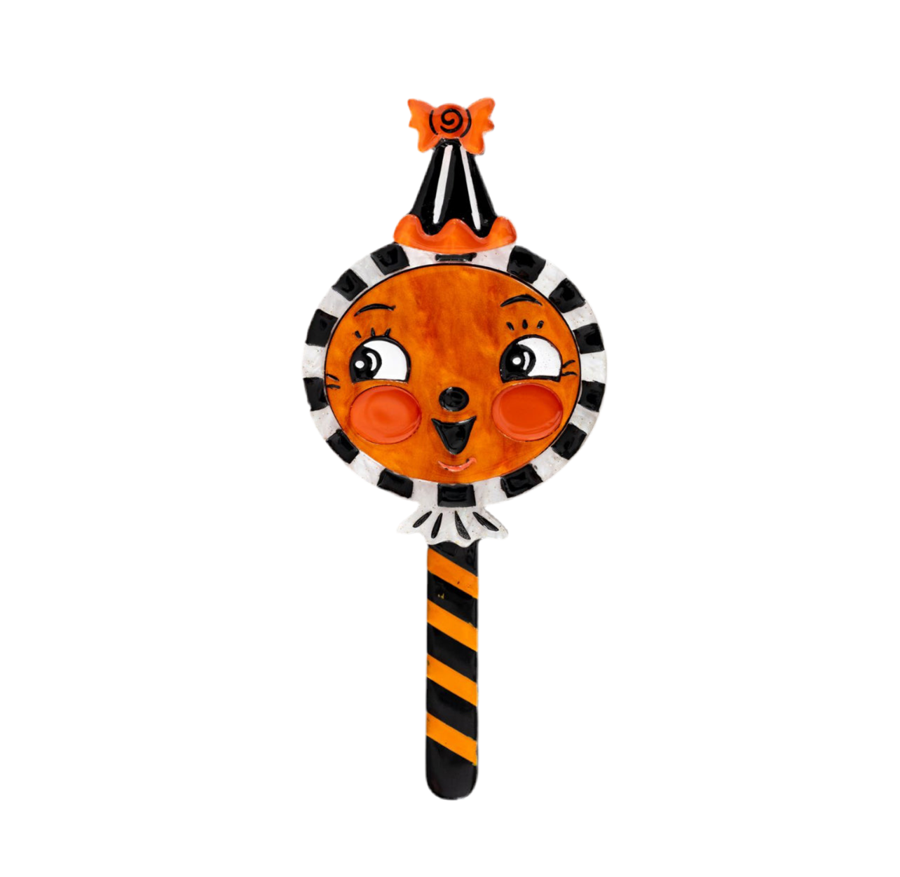 Sweet Treats Brooch Set of 2 by Johanna Parker x Lipstick & Chrome — Folk Art Halloween Candy Pins